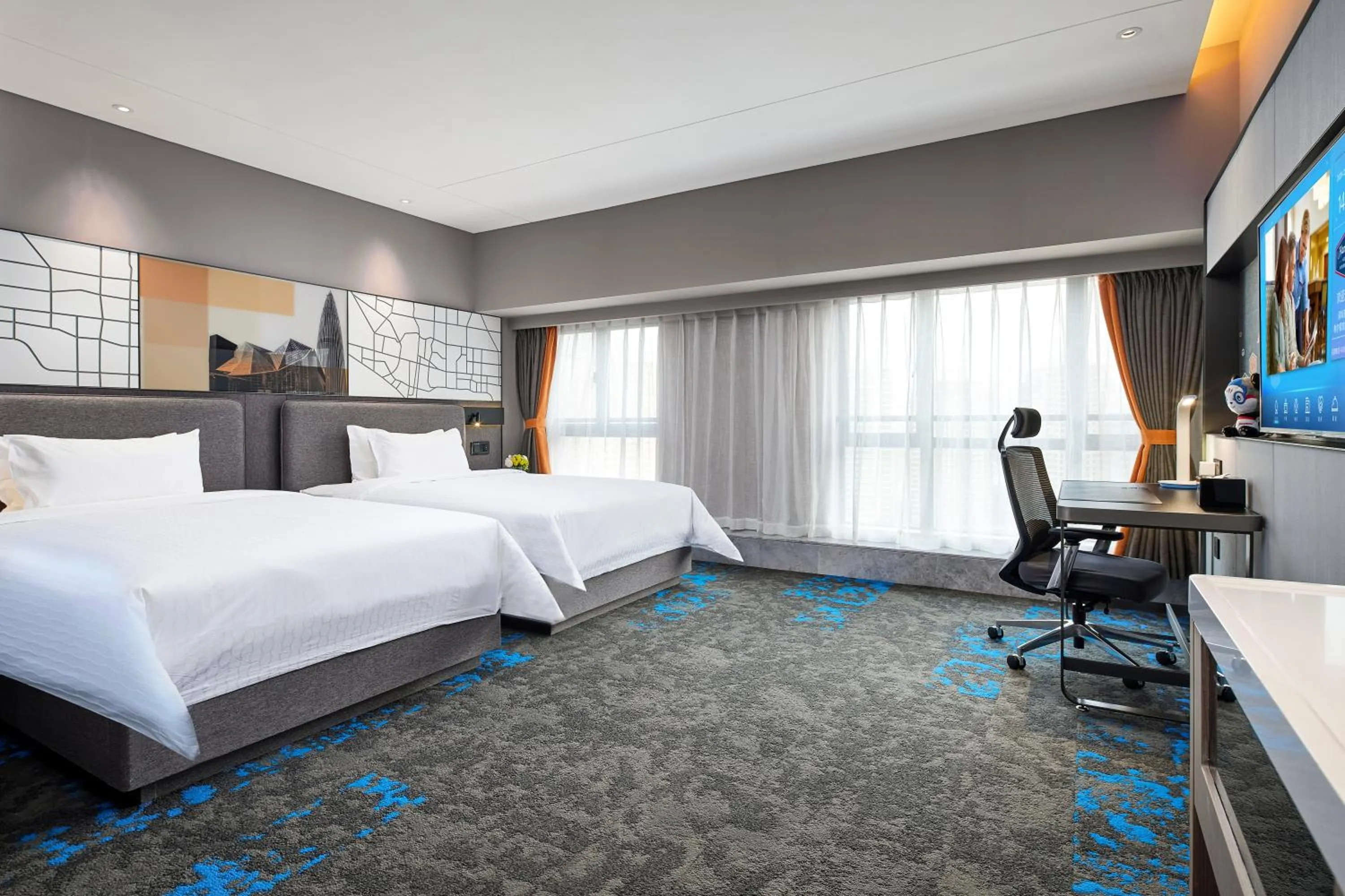 Bed in Hampton by Hilton Shenzhen Dongmen