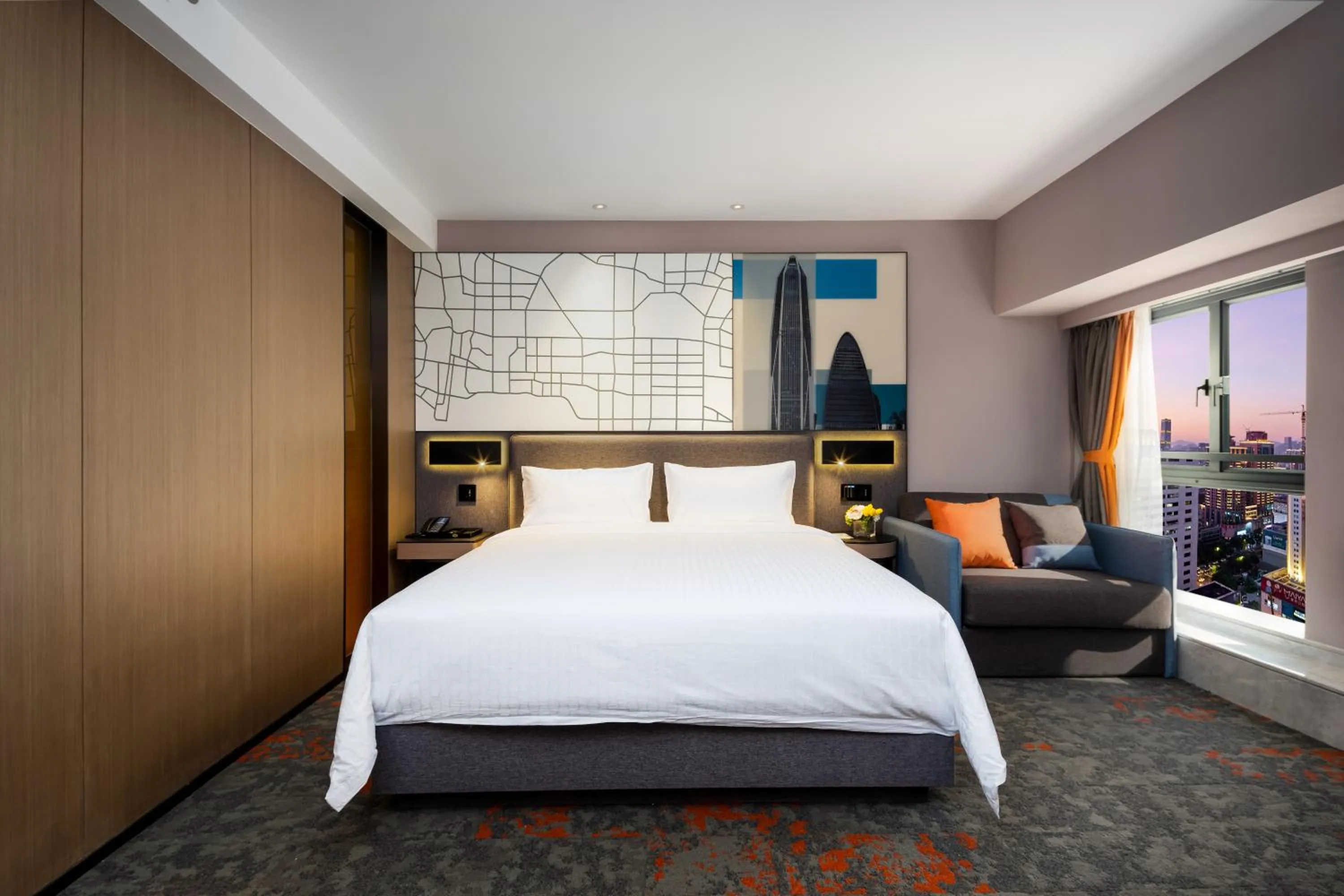 Bed in Hampton by Hilton Shenzhen Dongmen