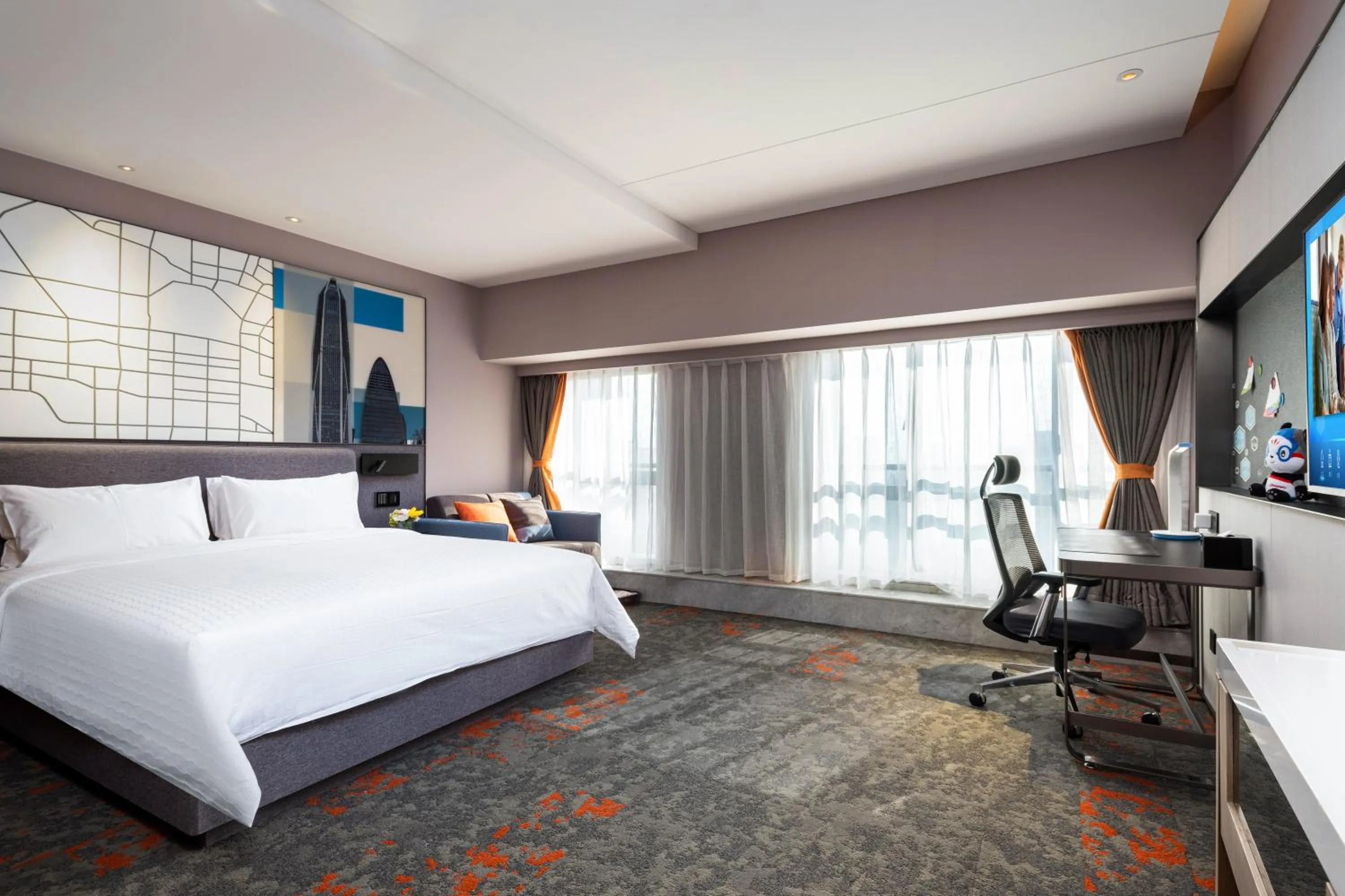 Bed in Hampton by Hilton Shenzhen Dongmen