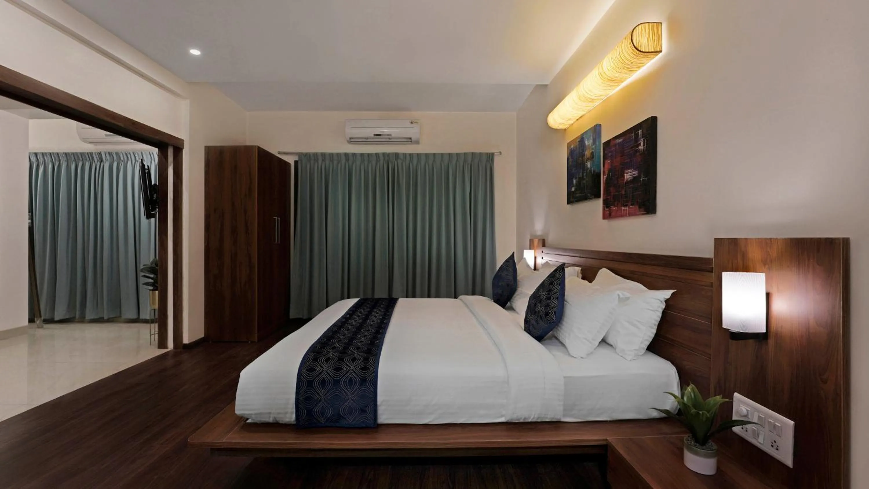 Bedroom, Bed in Ekaa Keys By Bestinn Leisure - Banglore