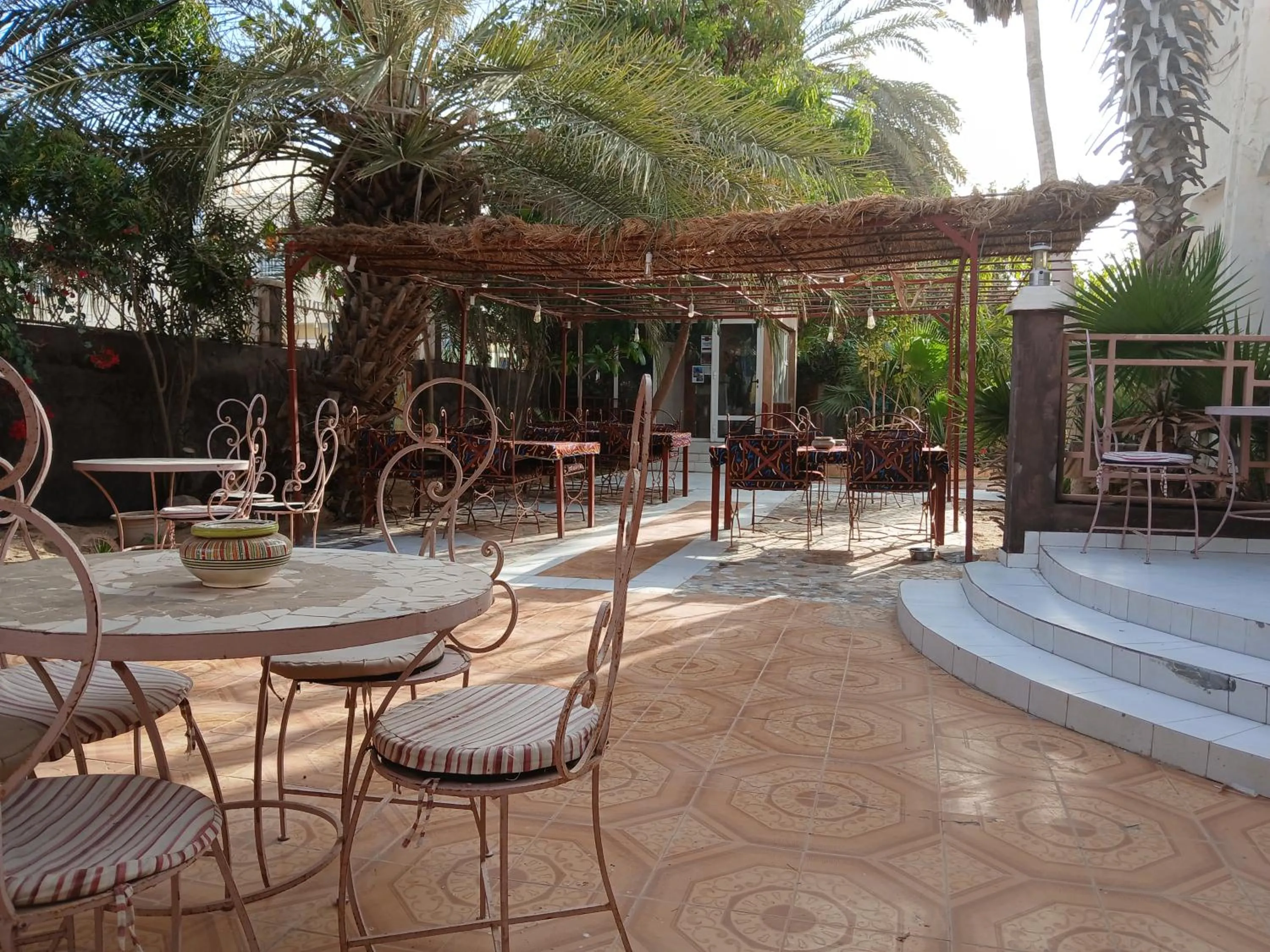 Patio in Auberge Triskell