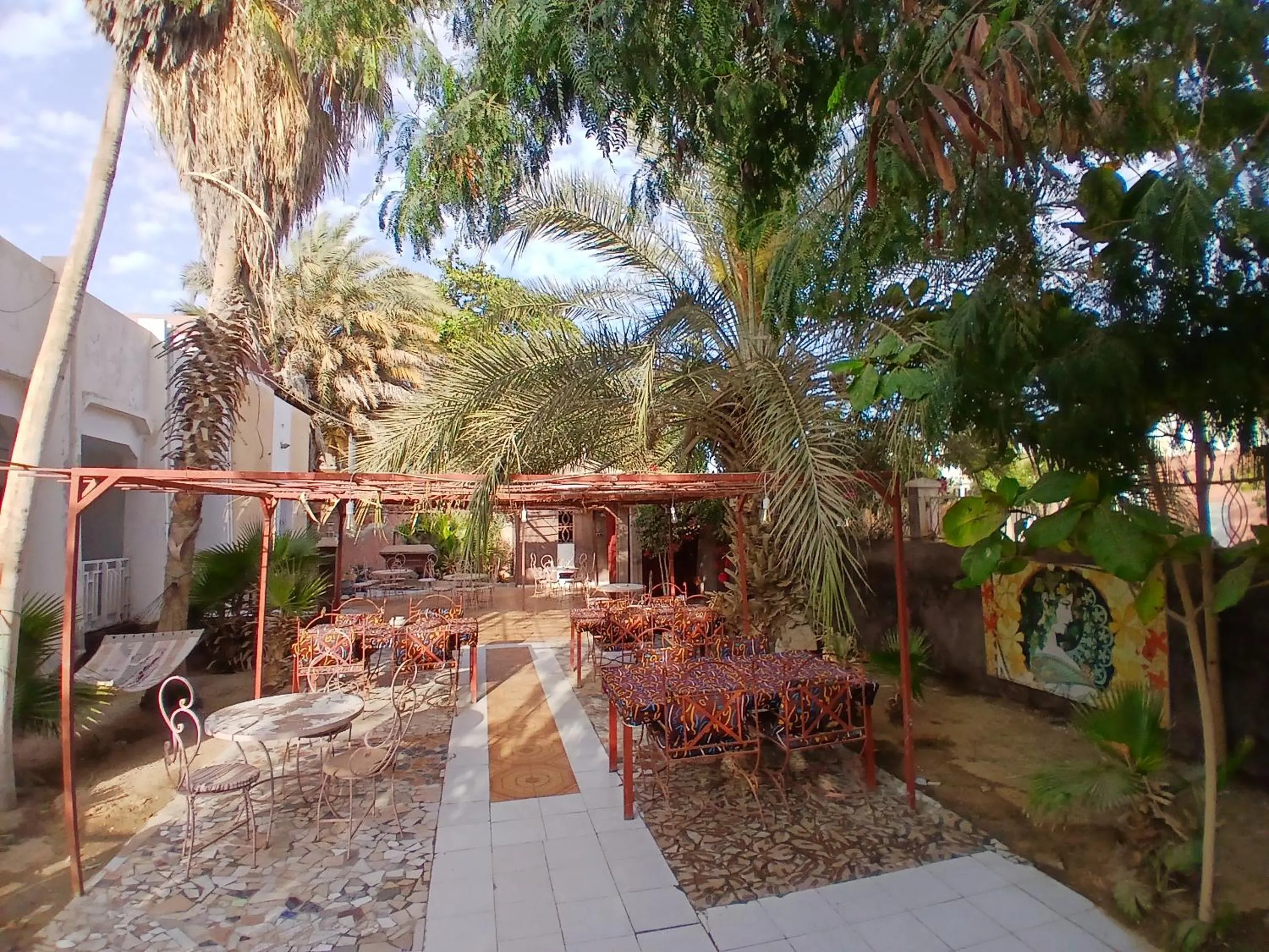 Patio in Auberge Triskell