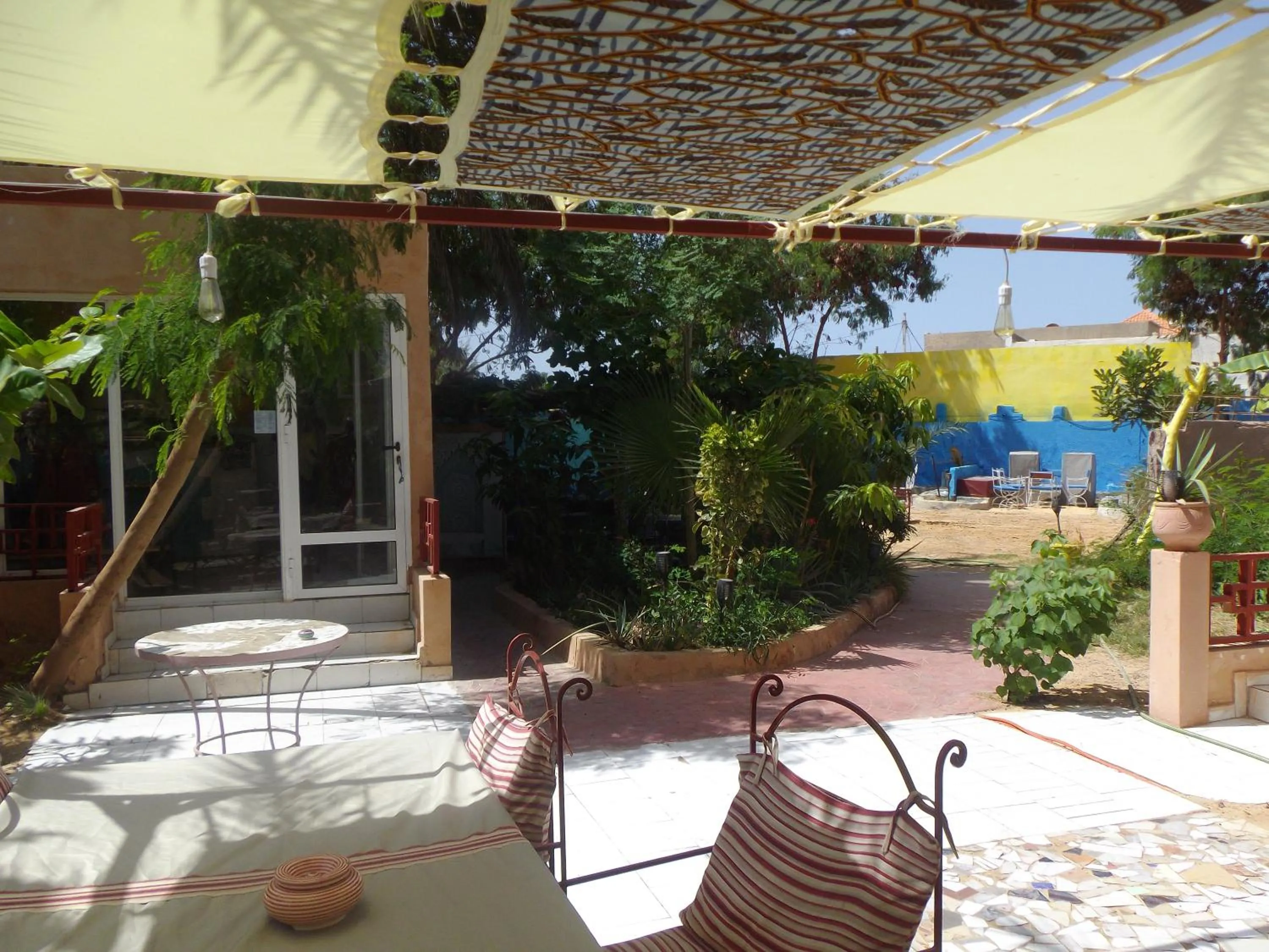 Garden in Auberge Triskell