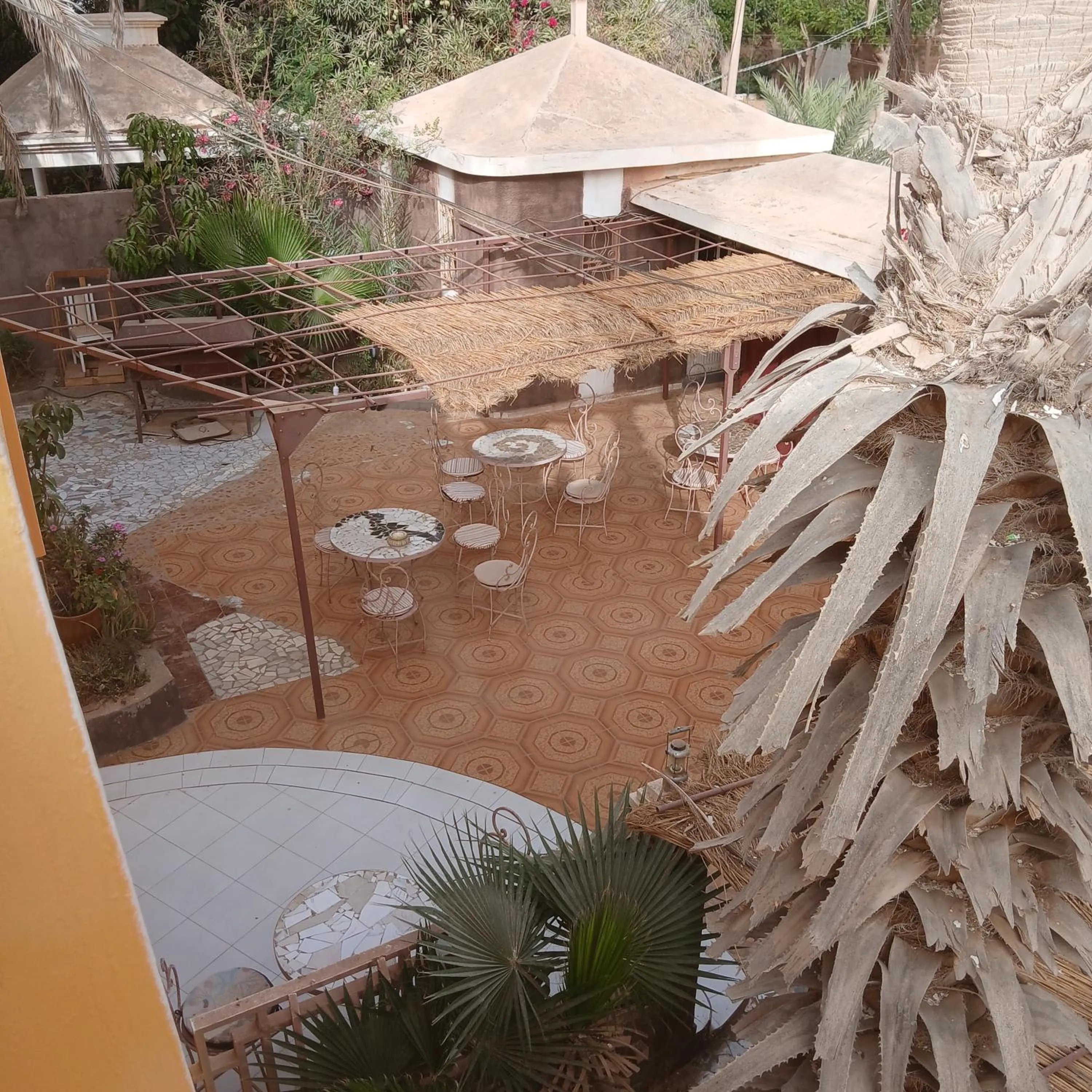 Patio in Auberge Triskell