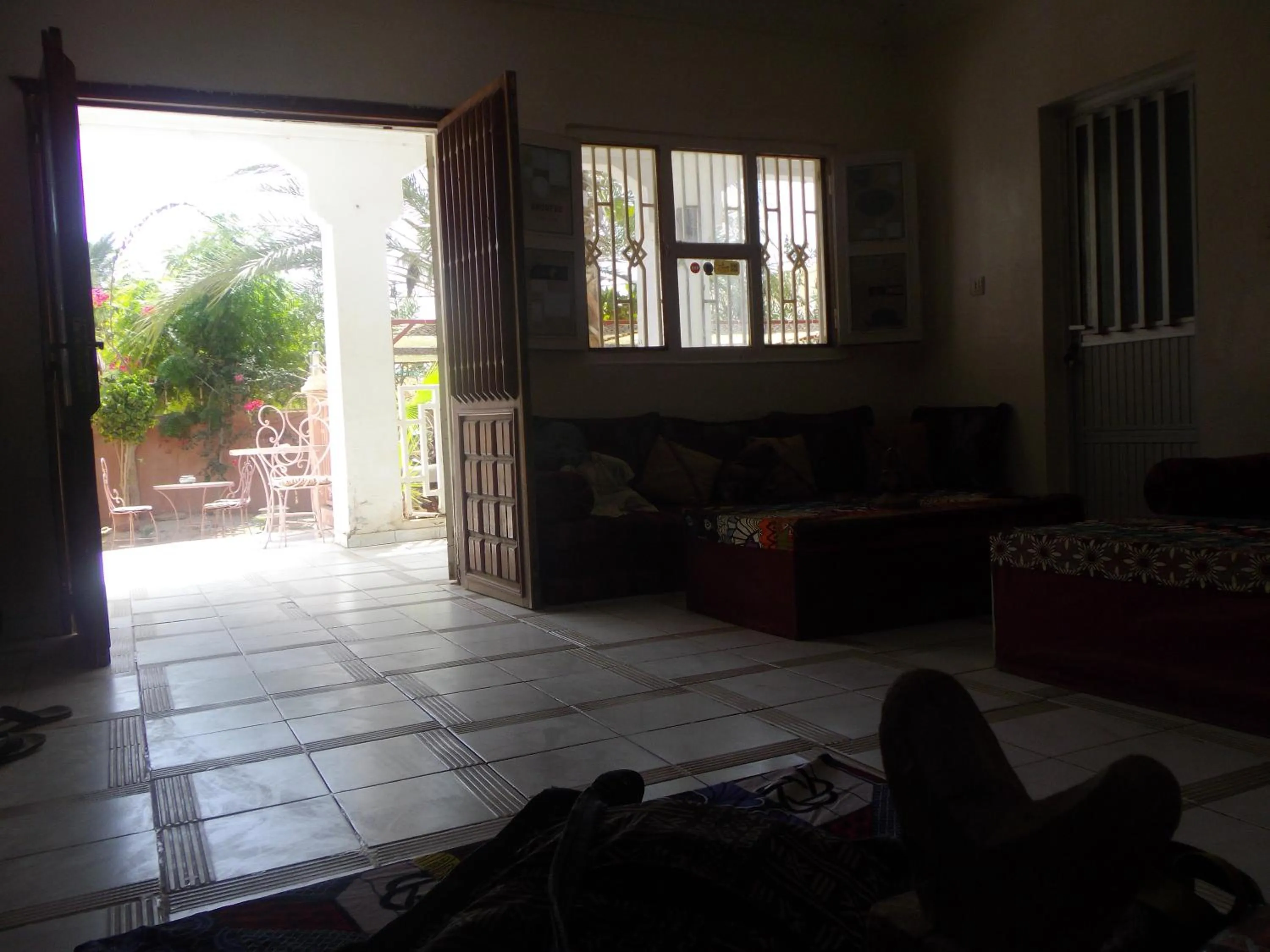 Seating area in Auberge Triskell