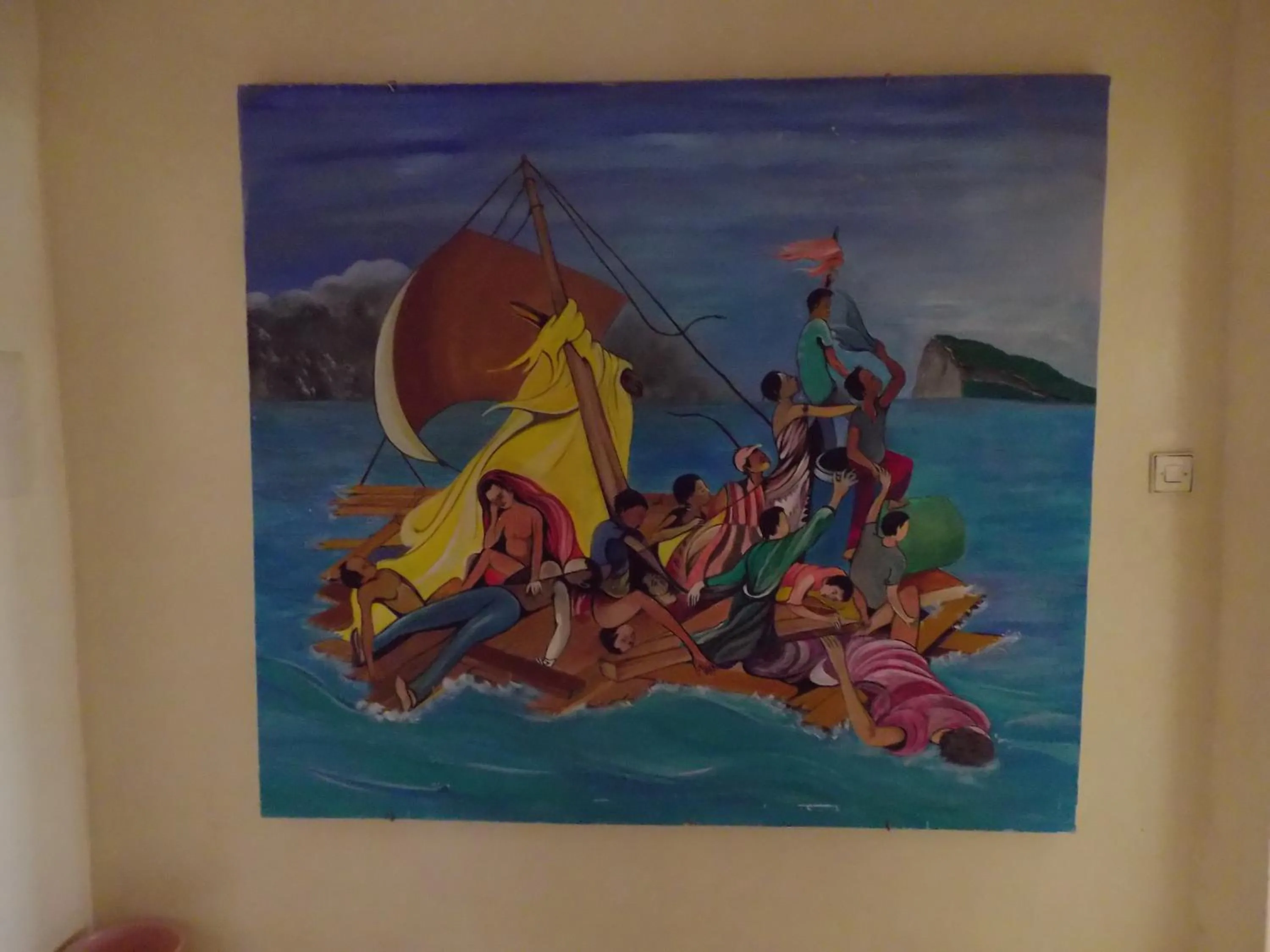 Decorative detail in Auberge Triskell