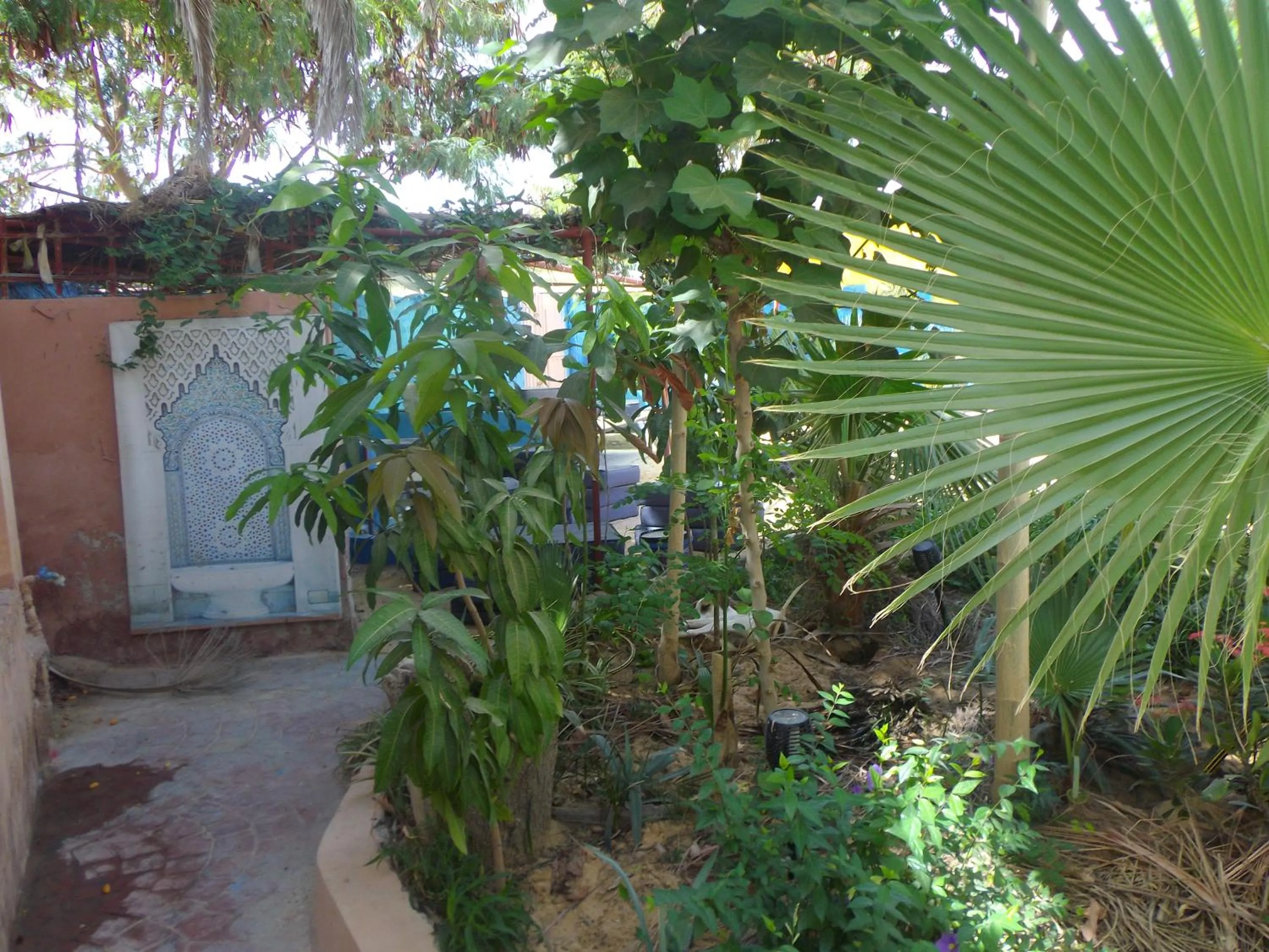 Garden in Auberge Triskell