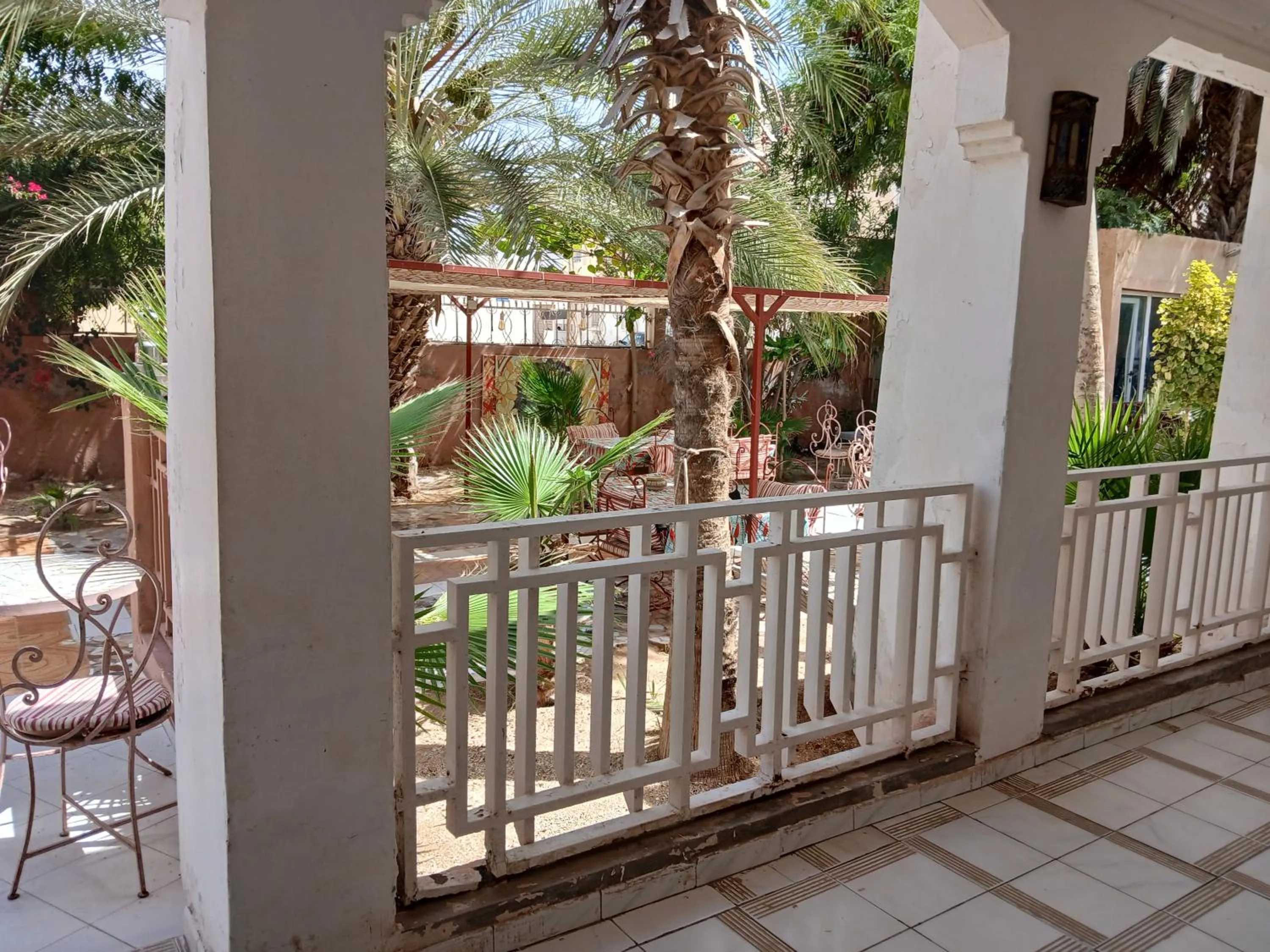 Garden in Auberge Triskell