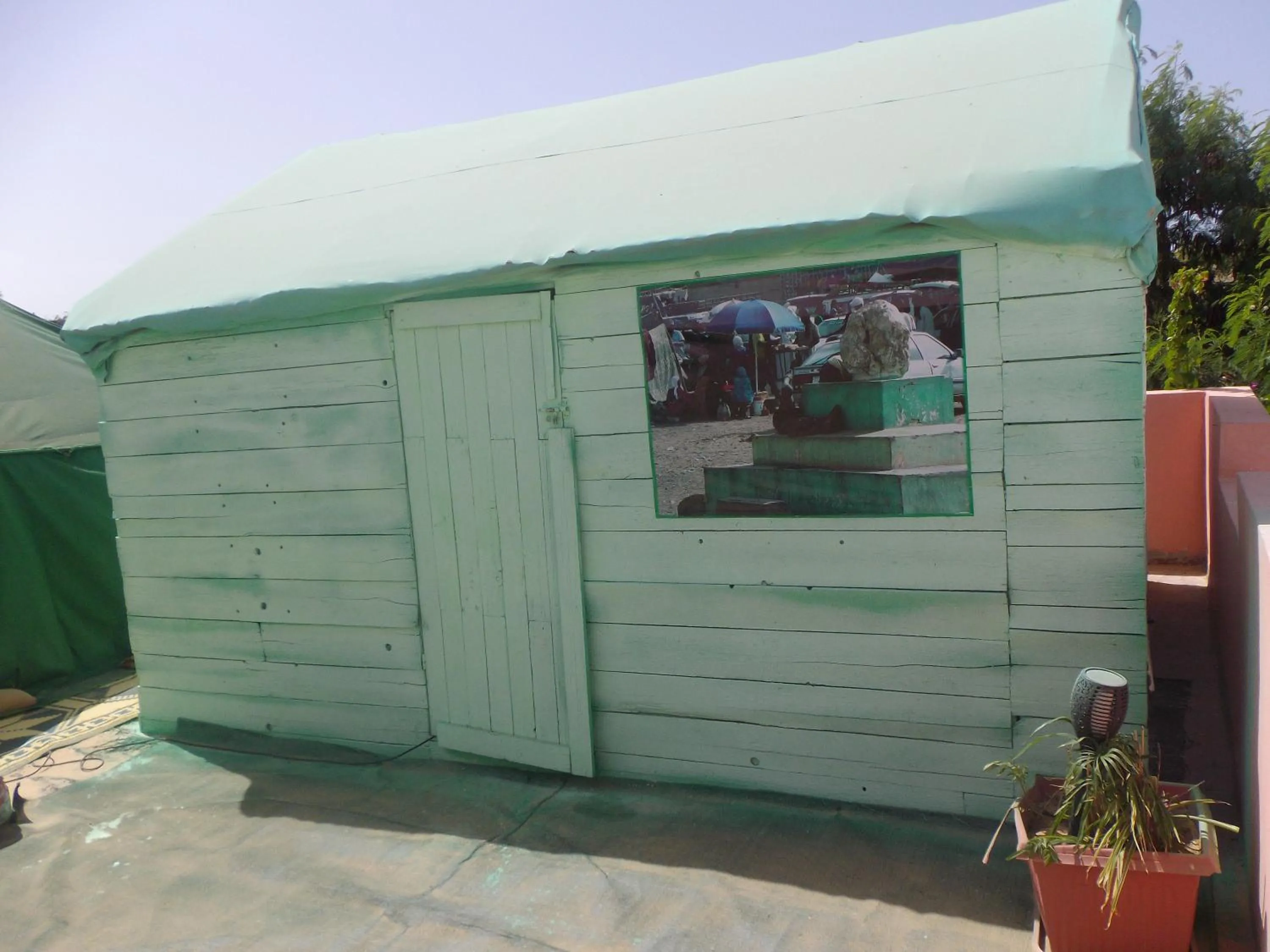 View (from property/room) in Auberge Triskell