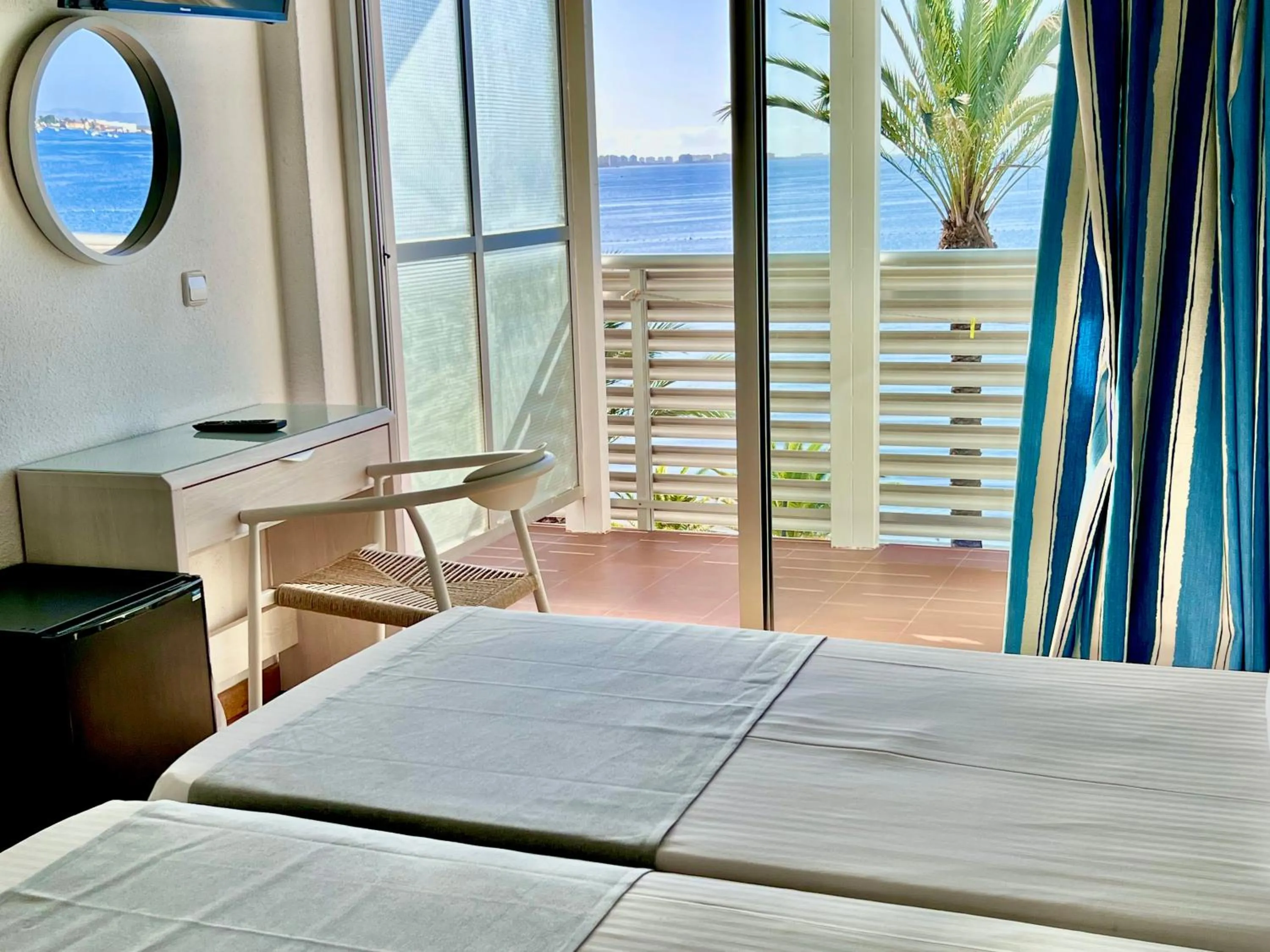 Bed in Hotel Neptuno