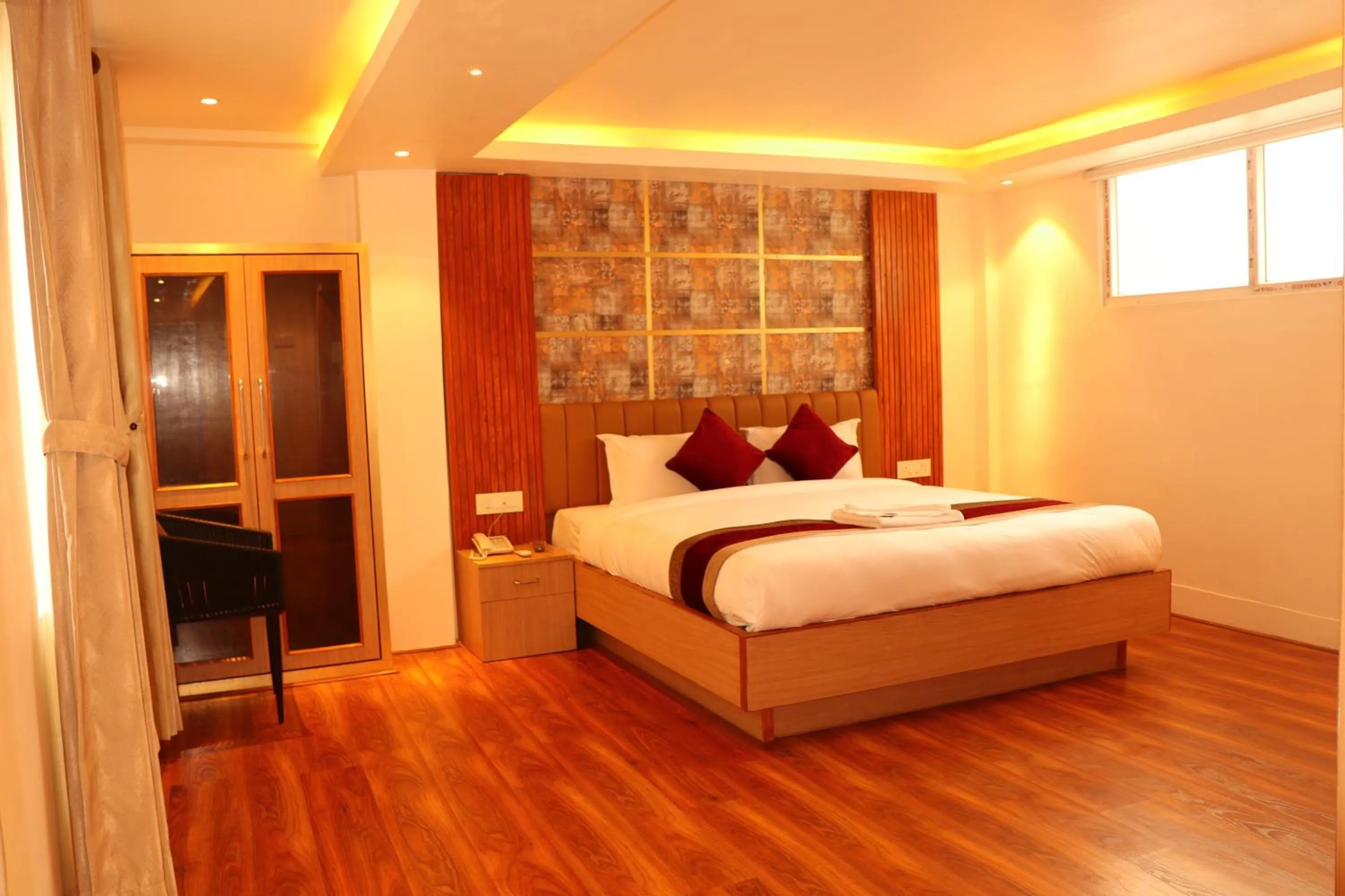 Bed in Hotel Elegant Kathmandu Inn