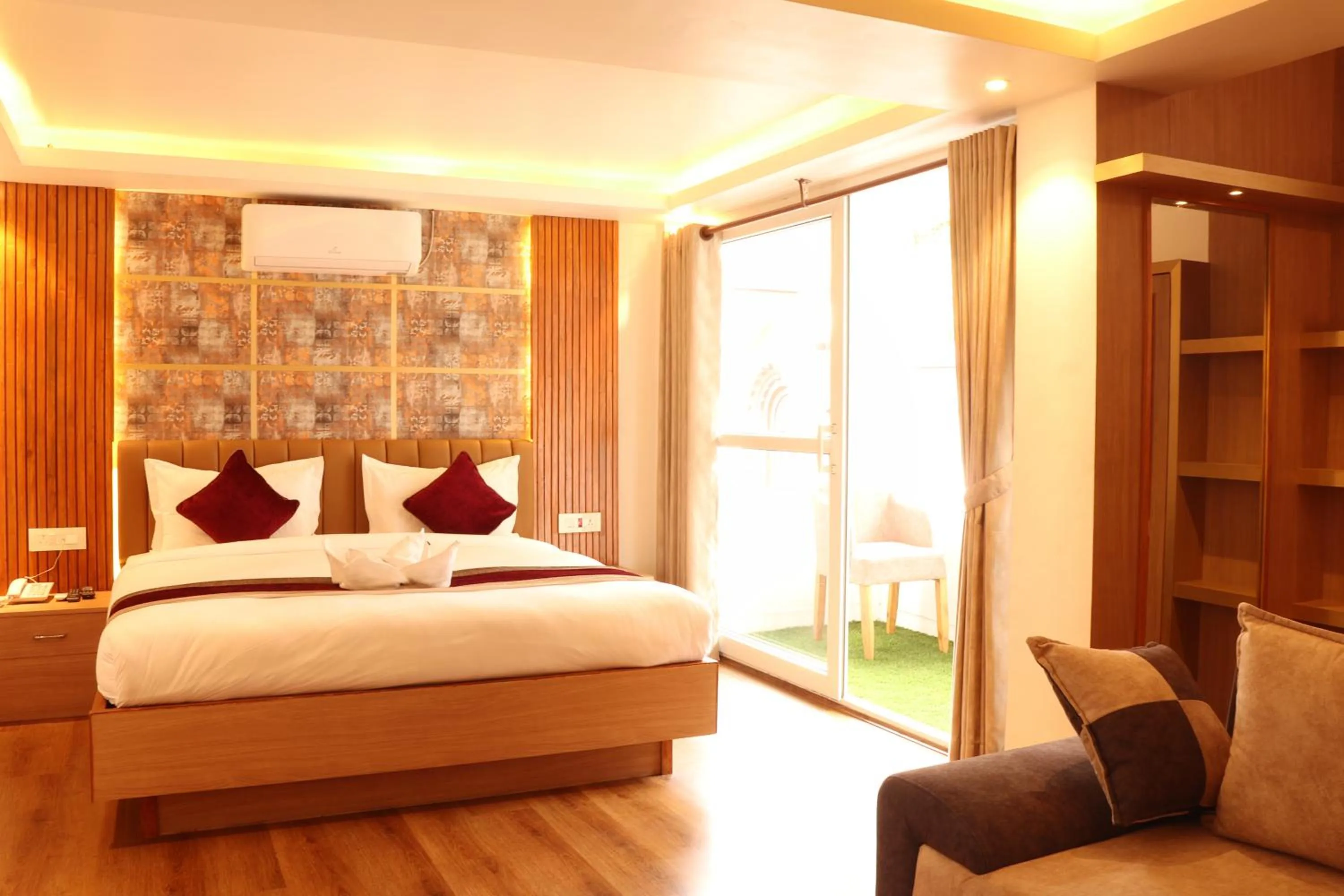 Bed in Hotel Elegant Kathmandu Inn