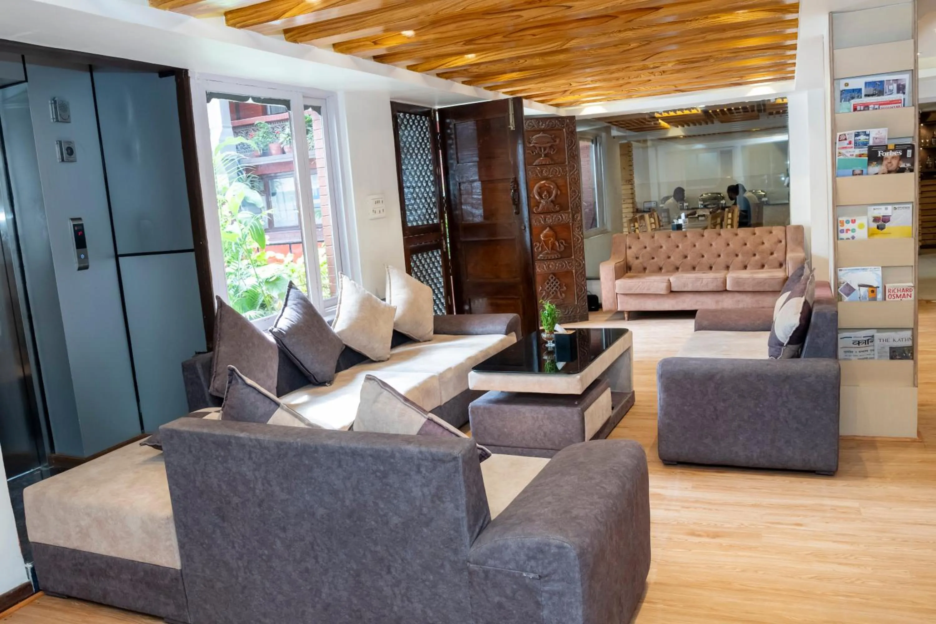 Lobby or reception in Hotel Elegant Kathmandu Inn