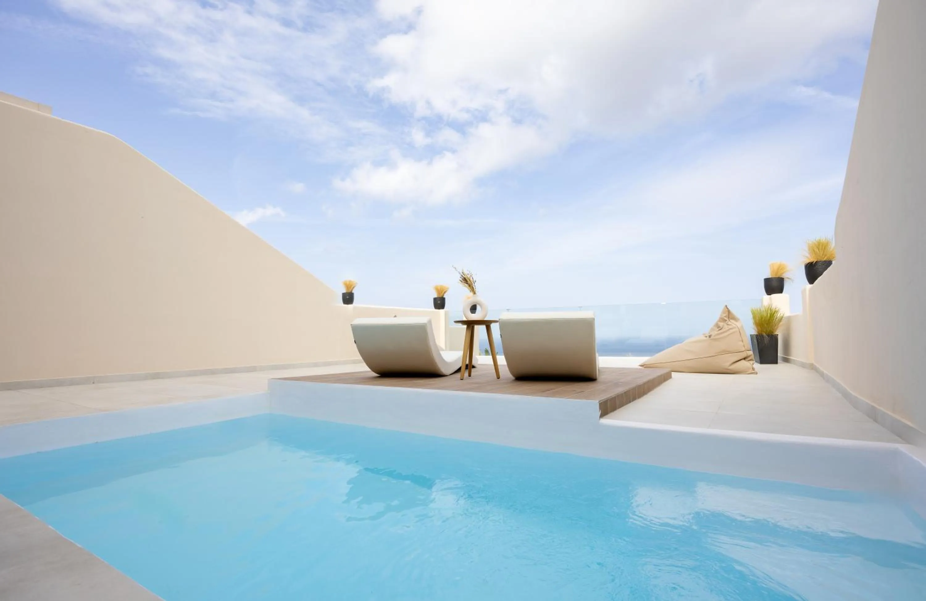 Patio in Pnoe Luxury Suites