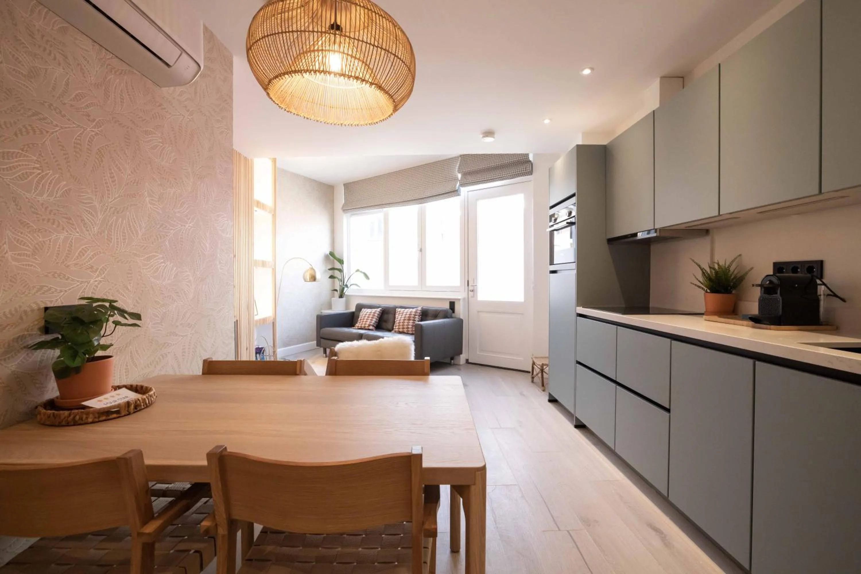 kitchen in Modern two bedroom apartment close to the beach