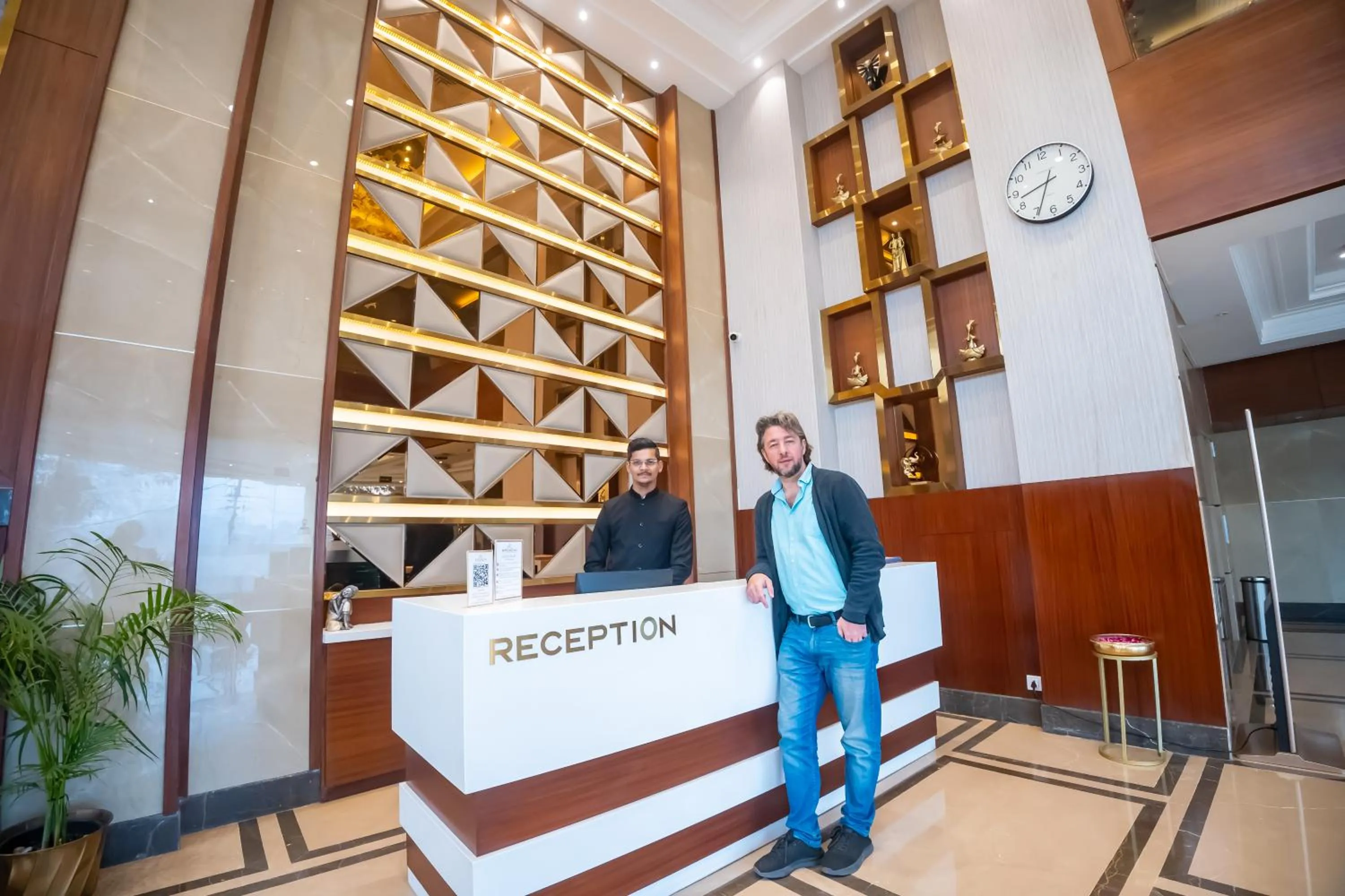 Lobby or reception in Arcadia Hotel