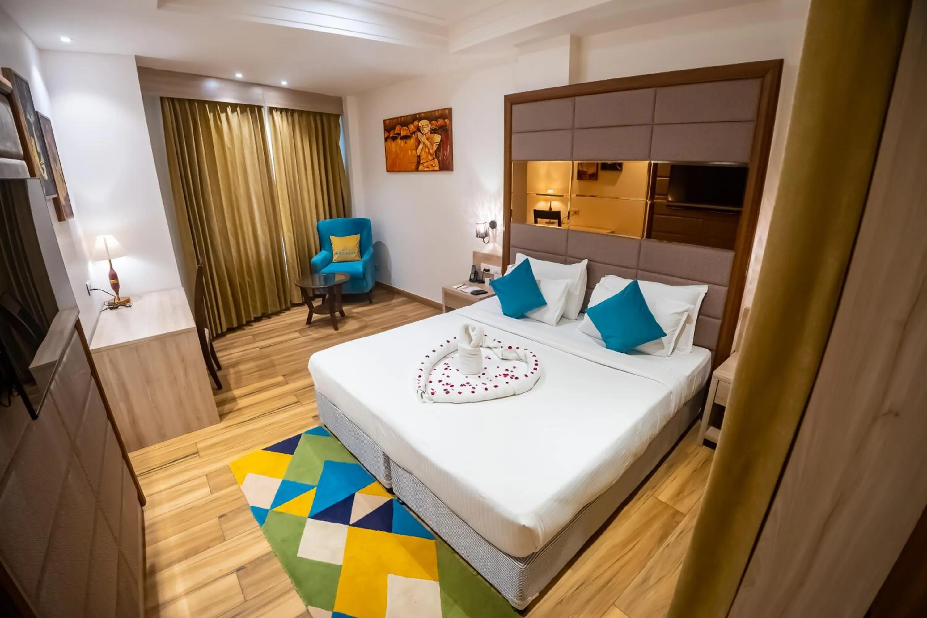 Bed in Arcadia Hotel