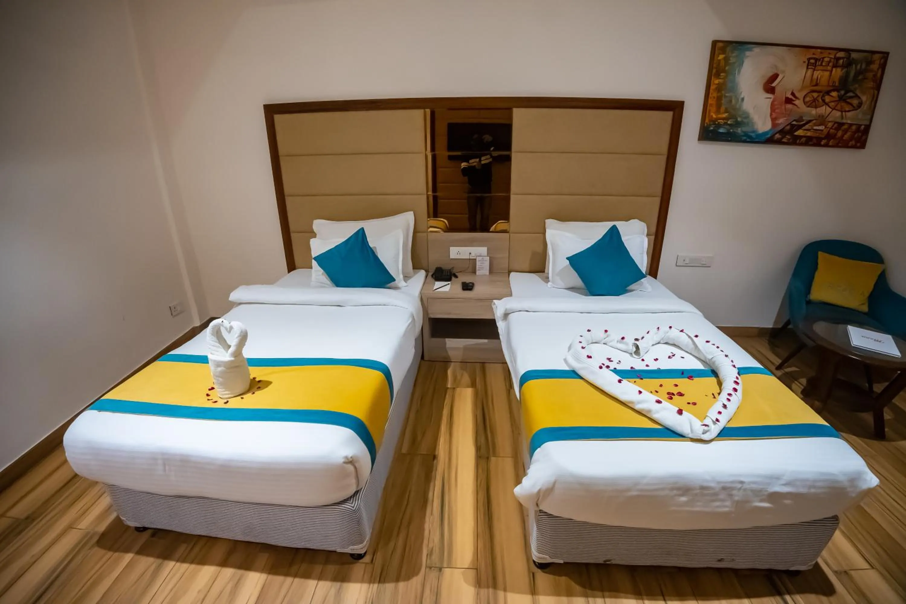 Bed in Arcadia Hotel