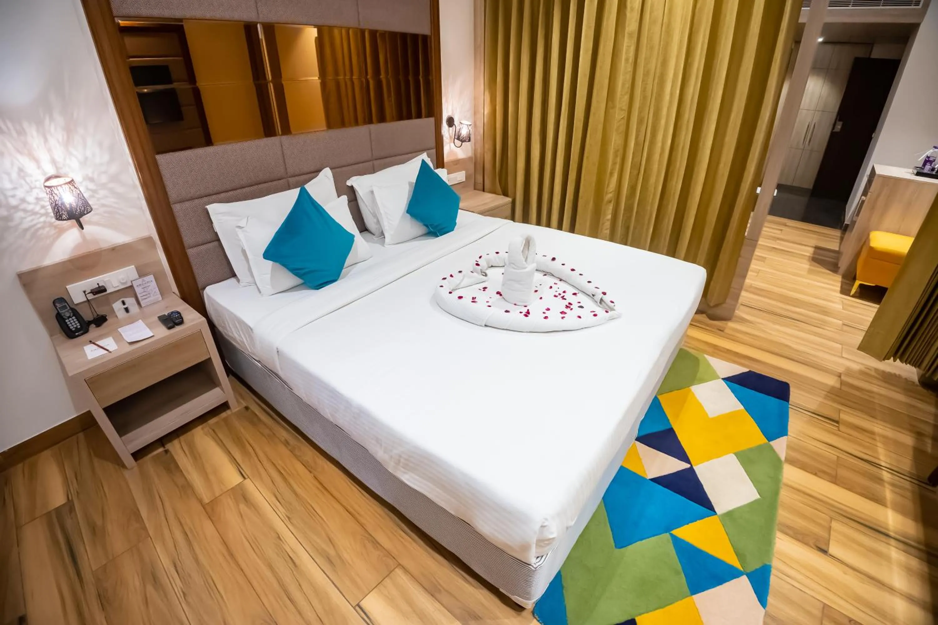 Photo of the whole room, Bed in Arcadia Hotel