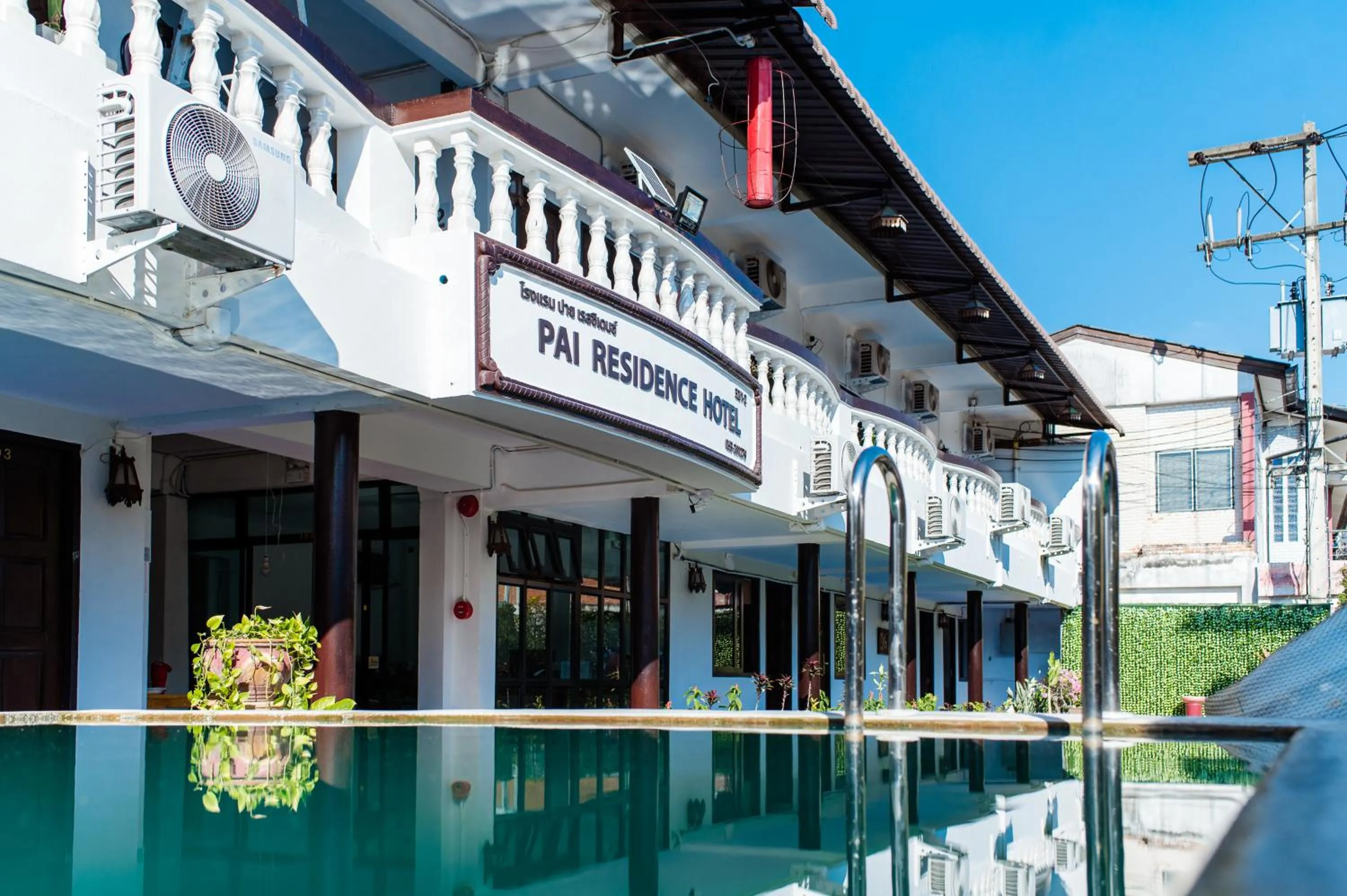 Property building in Pai Residence Hotel