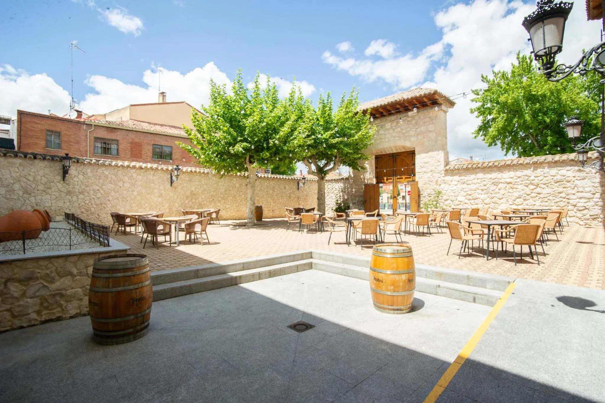 Balcony/Terrace in AZZ Peñafiel Las Claras Hotel & Spa