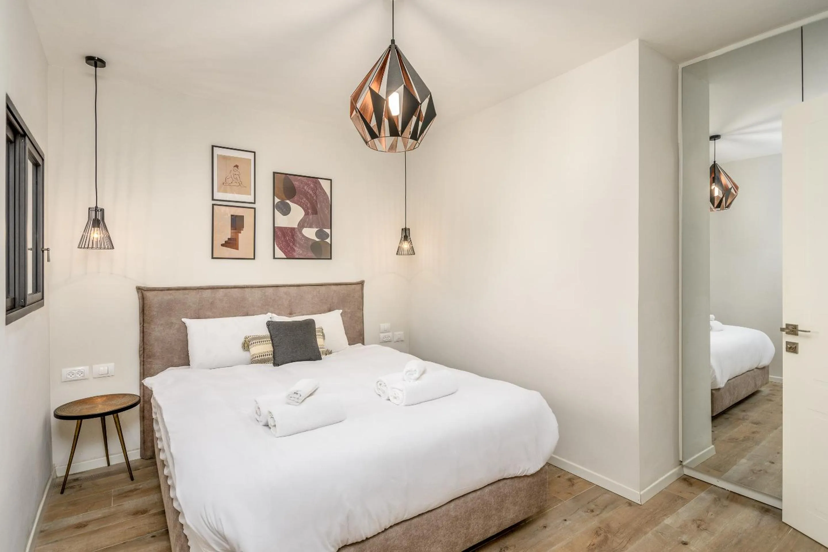 Bed in Unique apartment in Neve Tsedek