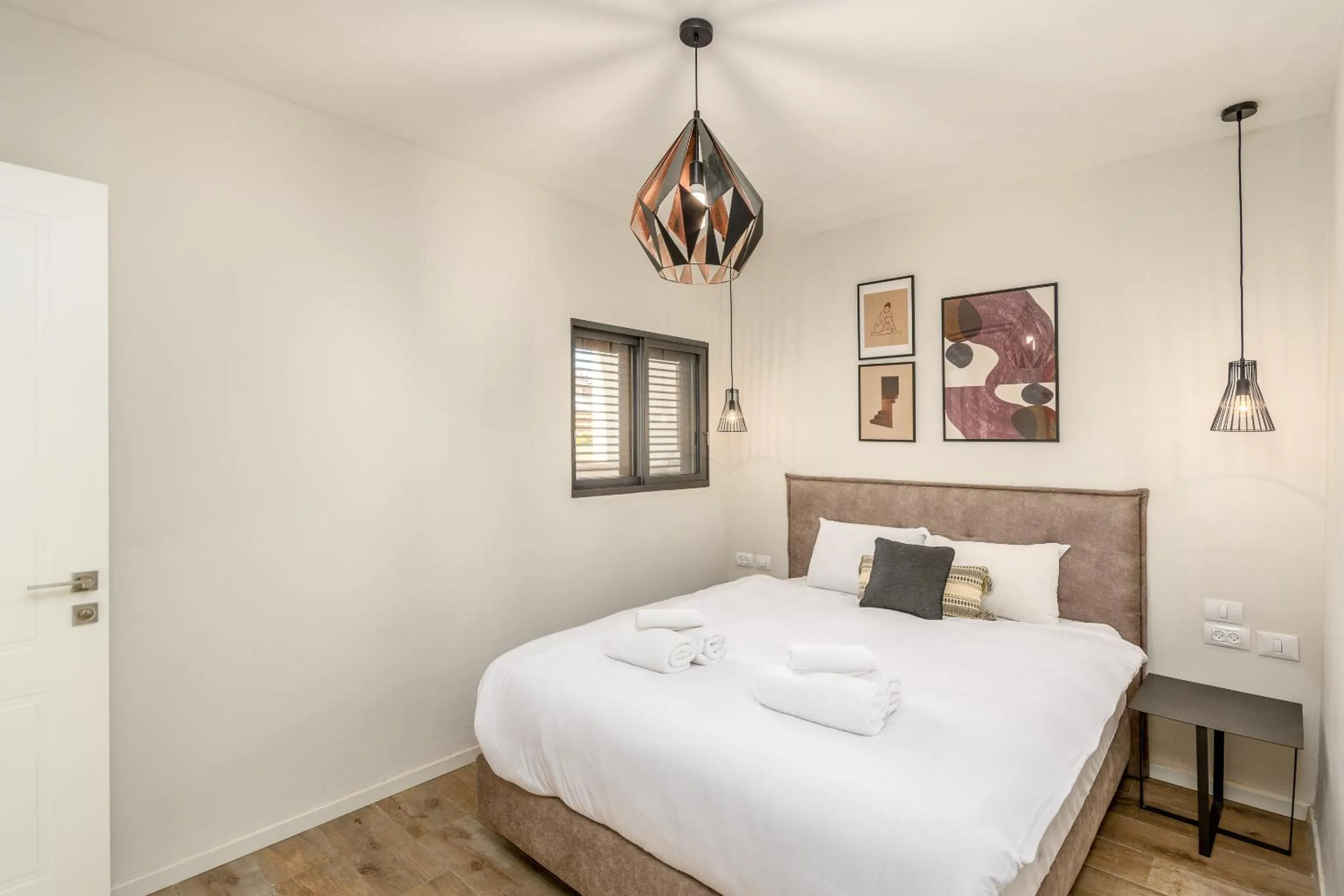 Bed in Unique apartment in Neve Tsedek