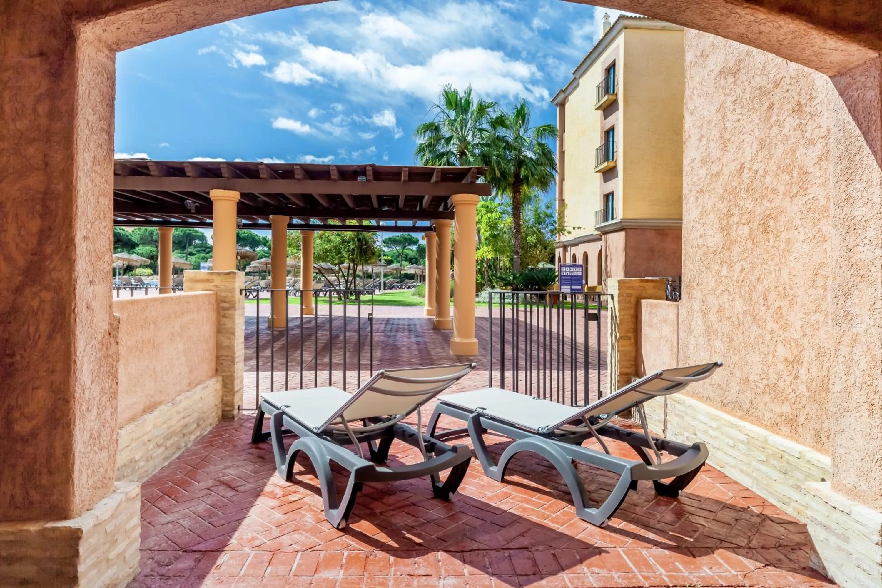 Patio in Barceló Punta Umbría Beach Resort