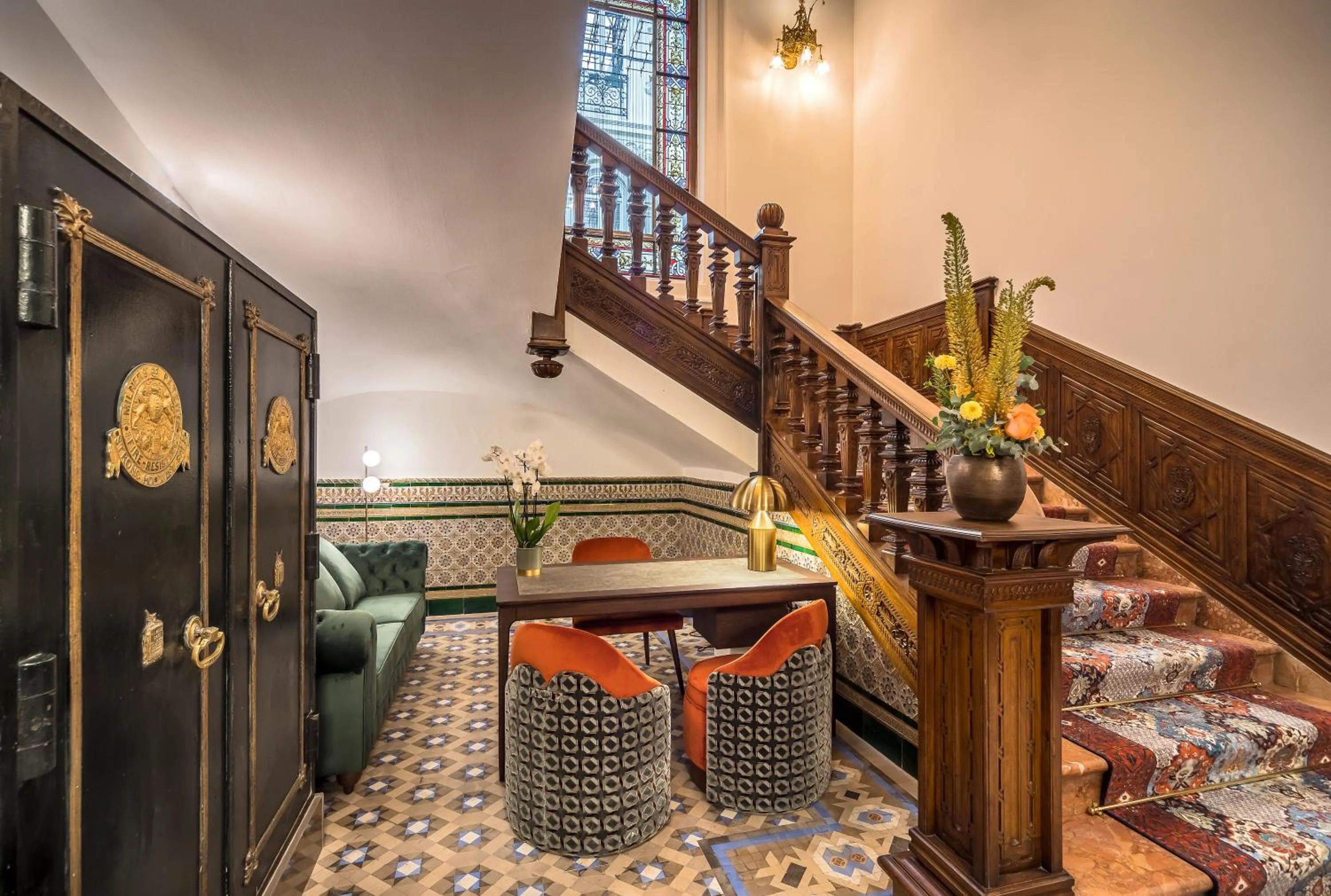 Decorative detail in Palacio Gran Vía, a Royal Hideaway Hotel