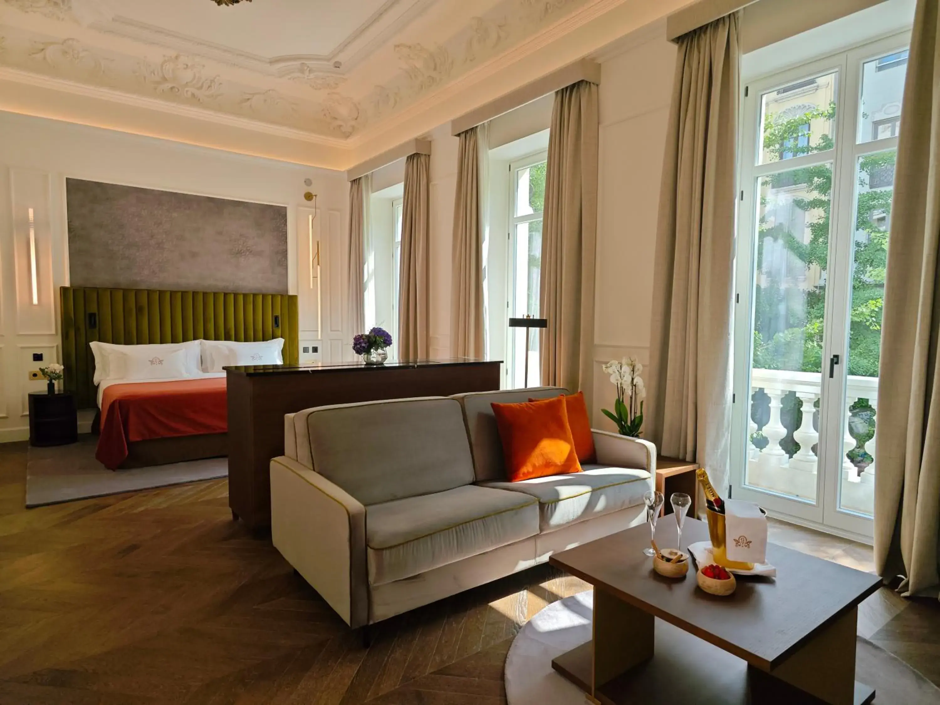 Bed in Palacio Gran Vía, a Royal Hideaway Hotel Bed in Palacio Gran Vía, a Royal Hideaway Hotel