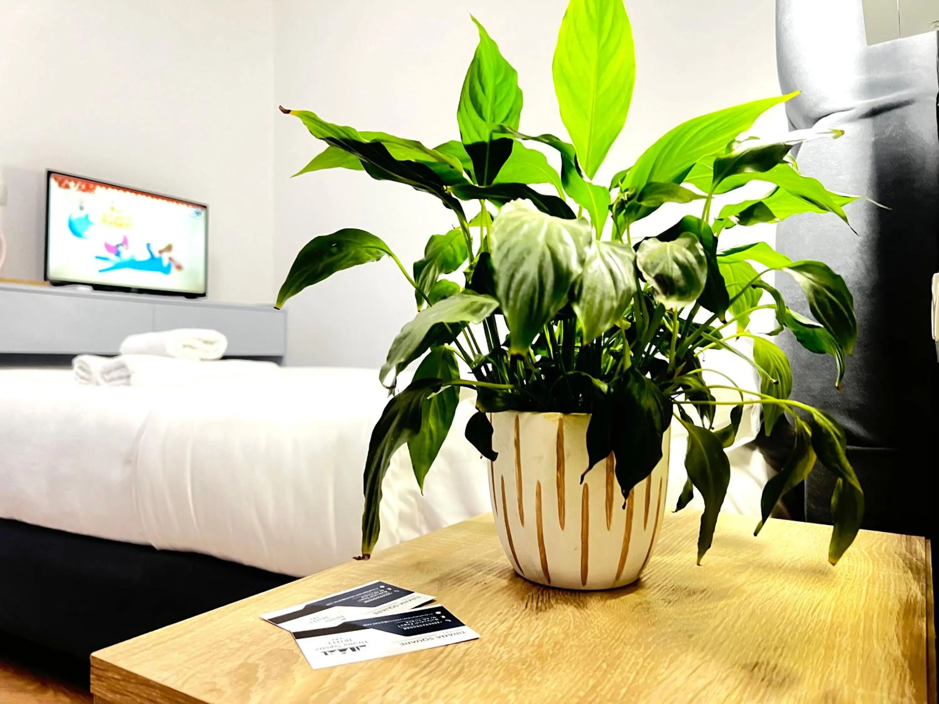 Bed in Tirana Square Hotel