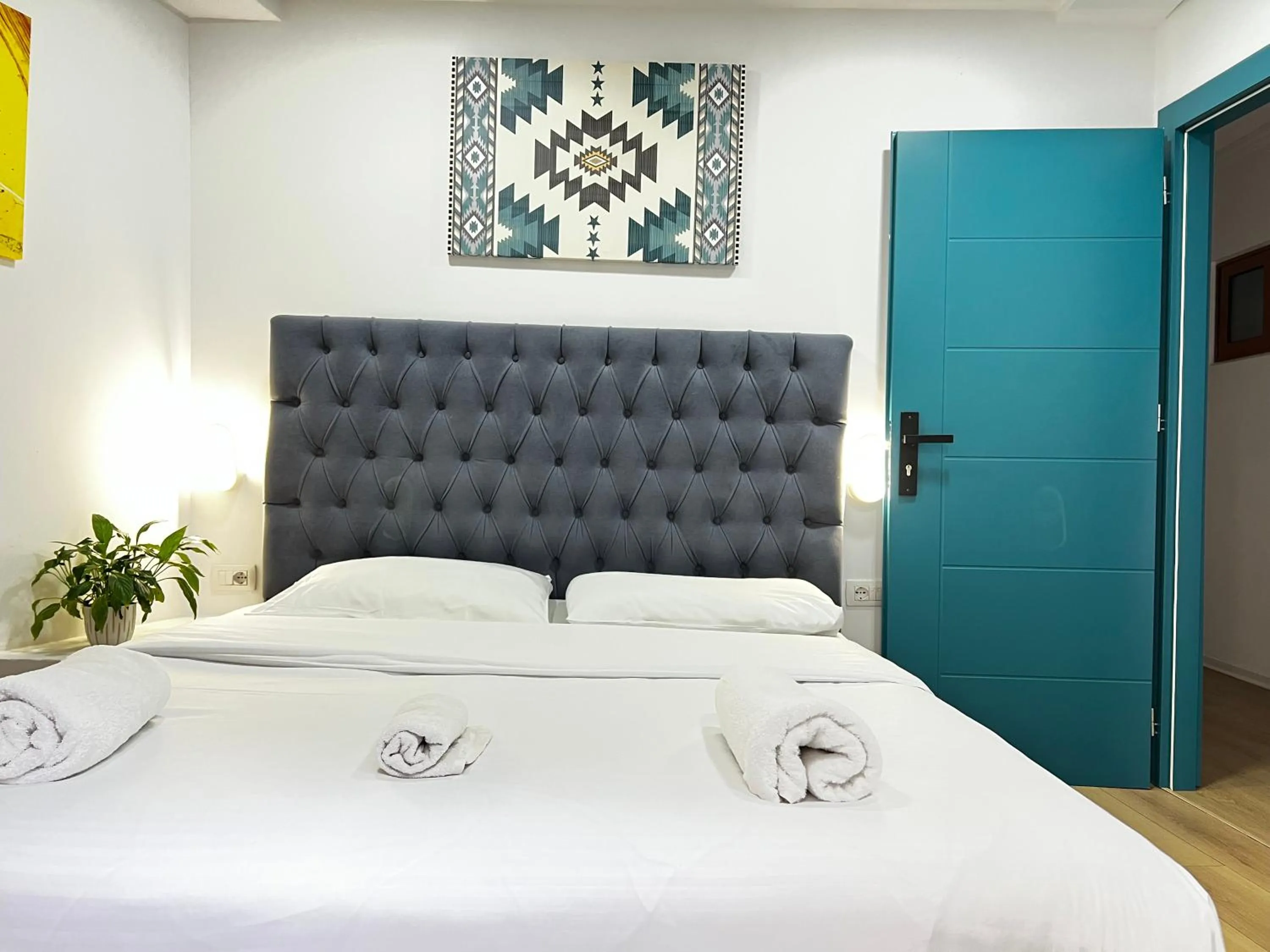 Bed in Tirana Square Hotel