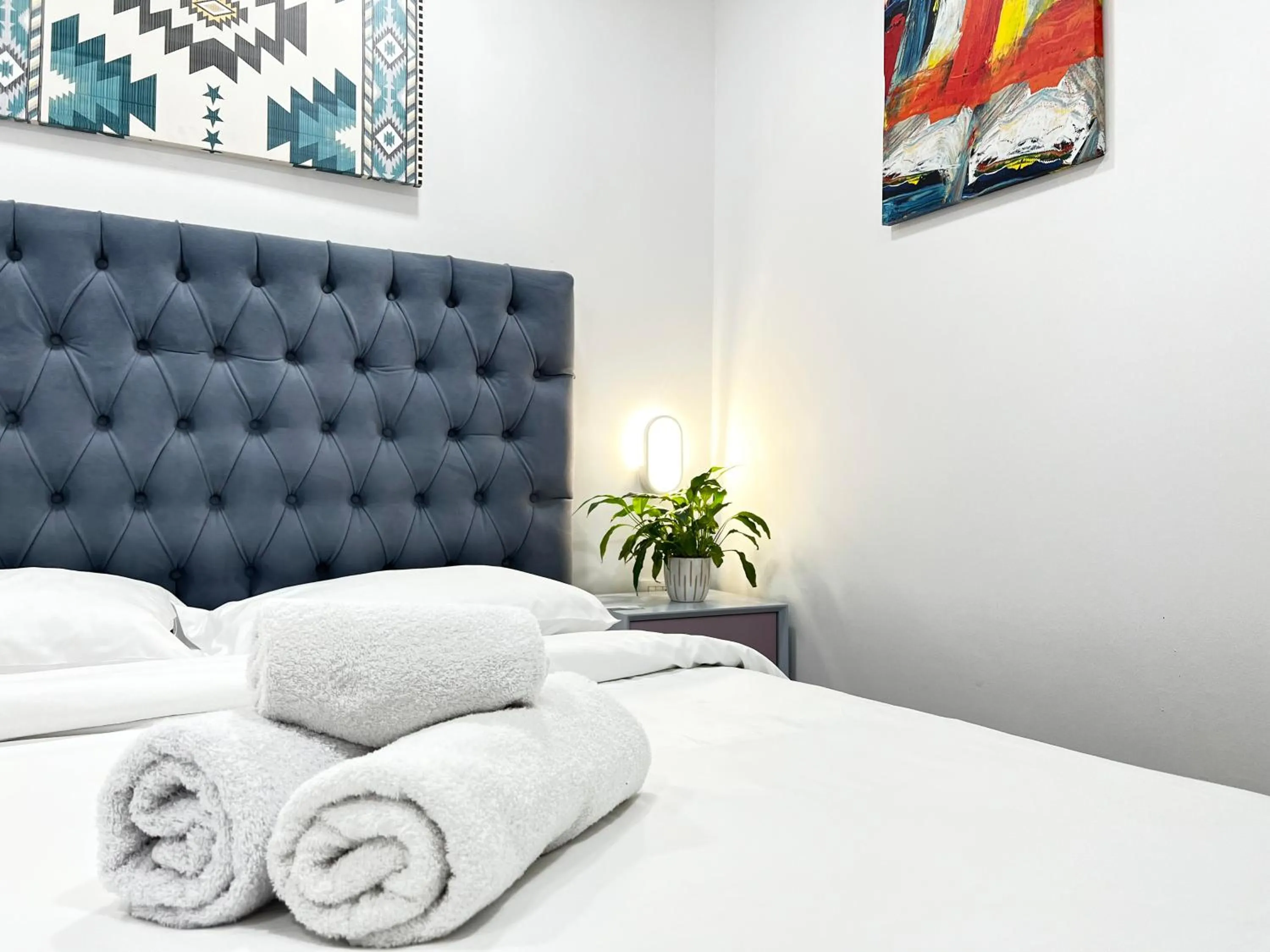 Bed in Tirana Square Hotel