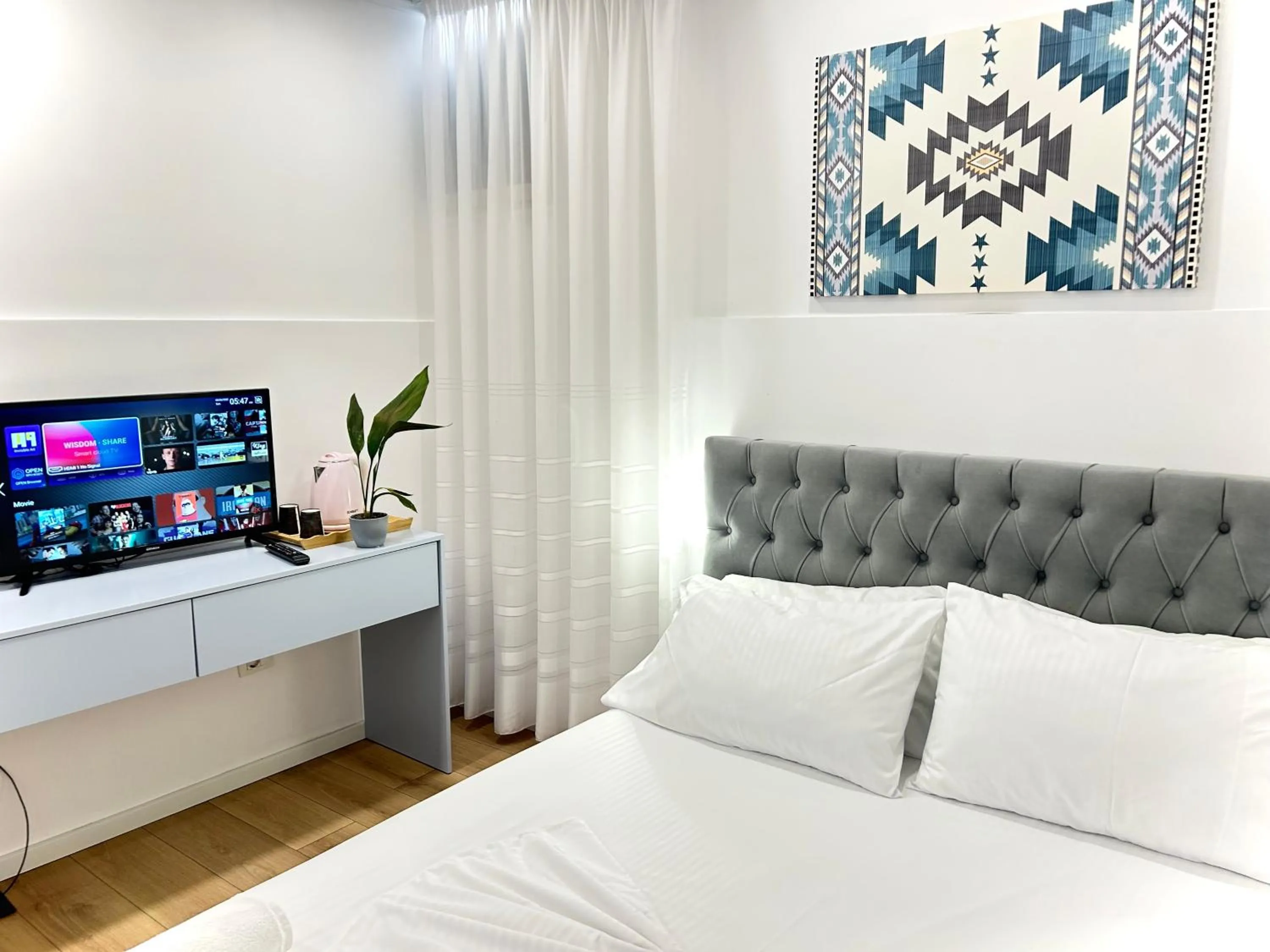 Bed in Tirana Square Hotel