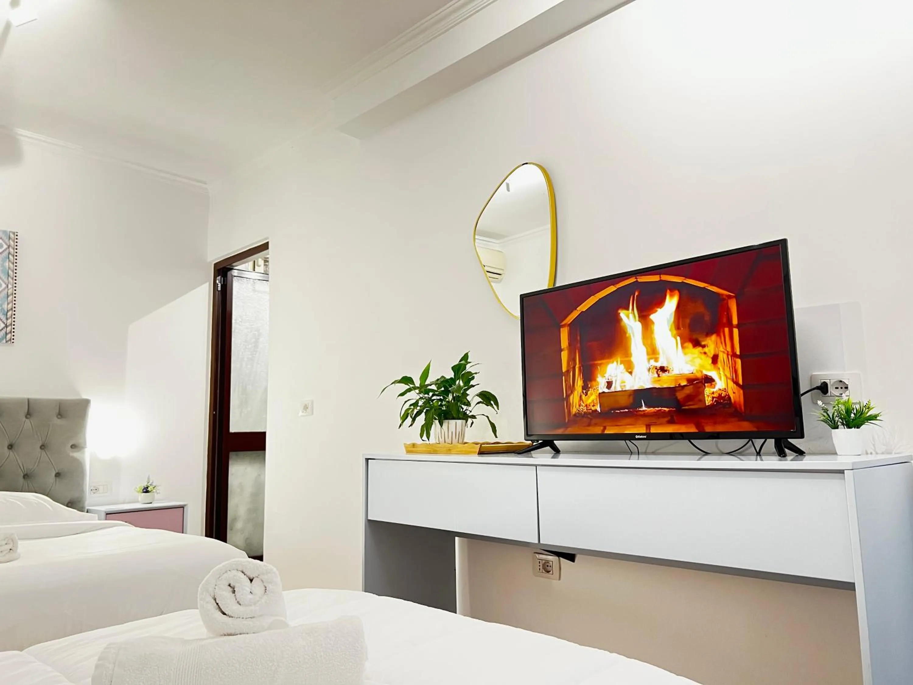 Bed in Tirana Square Hotel