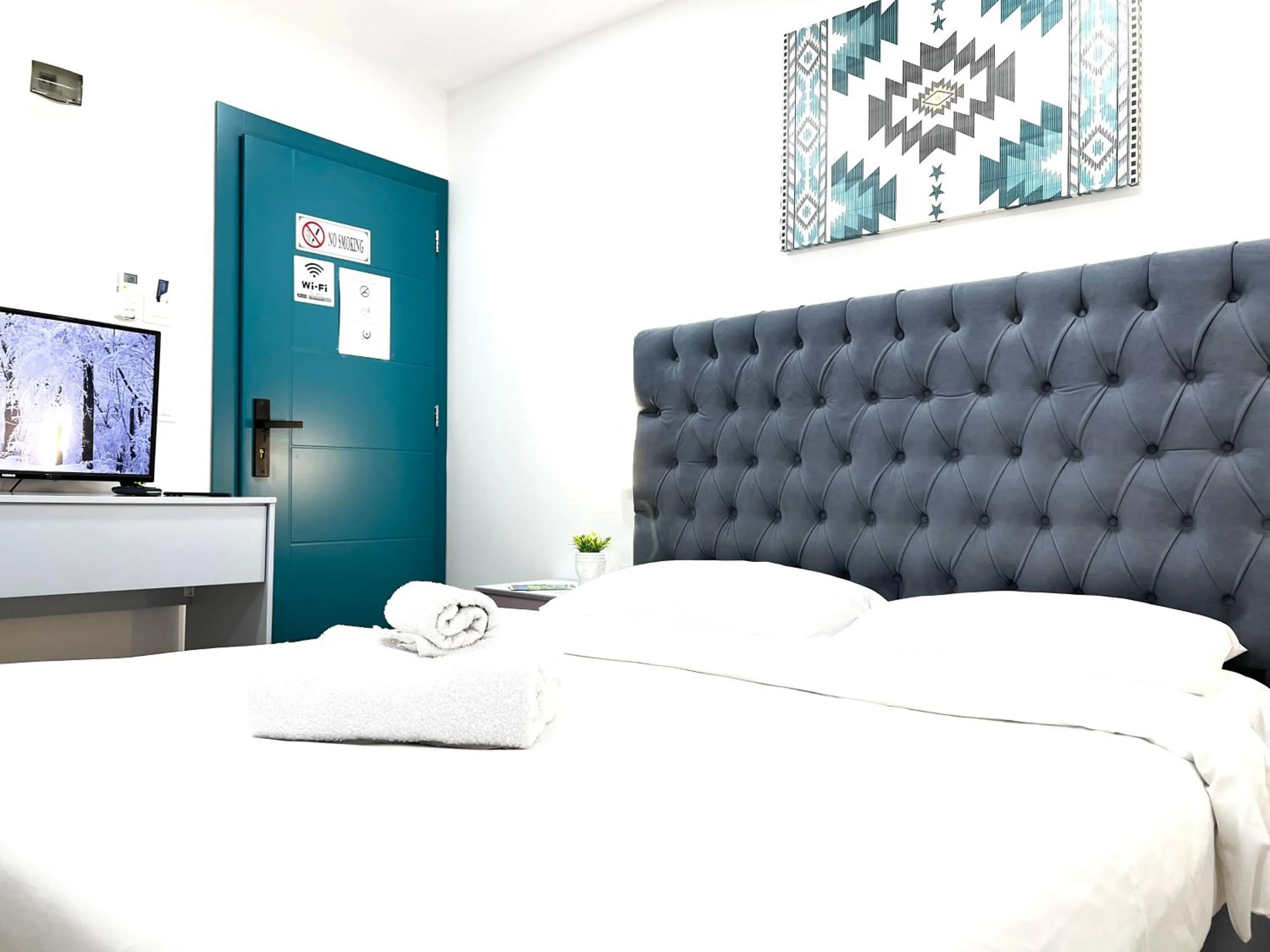 Bed in Tirana Square Hotel