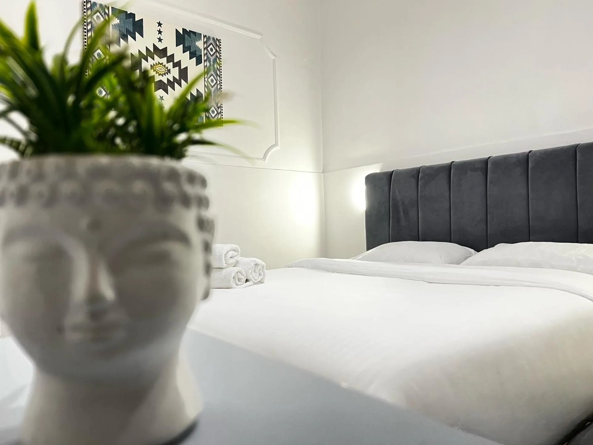 Bed in Tirana Square Hotel