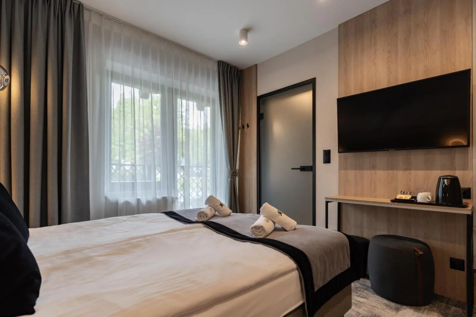 Bed in Wielka Krokiew Residence&SPA - Zakopane - JACUZZI, SAUNA, TĘŻNIA SOLANKOWA, SPA, GRILL