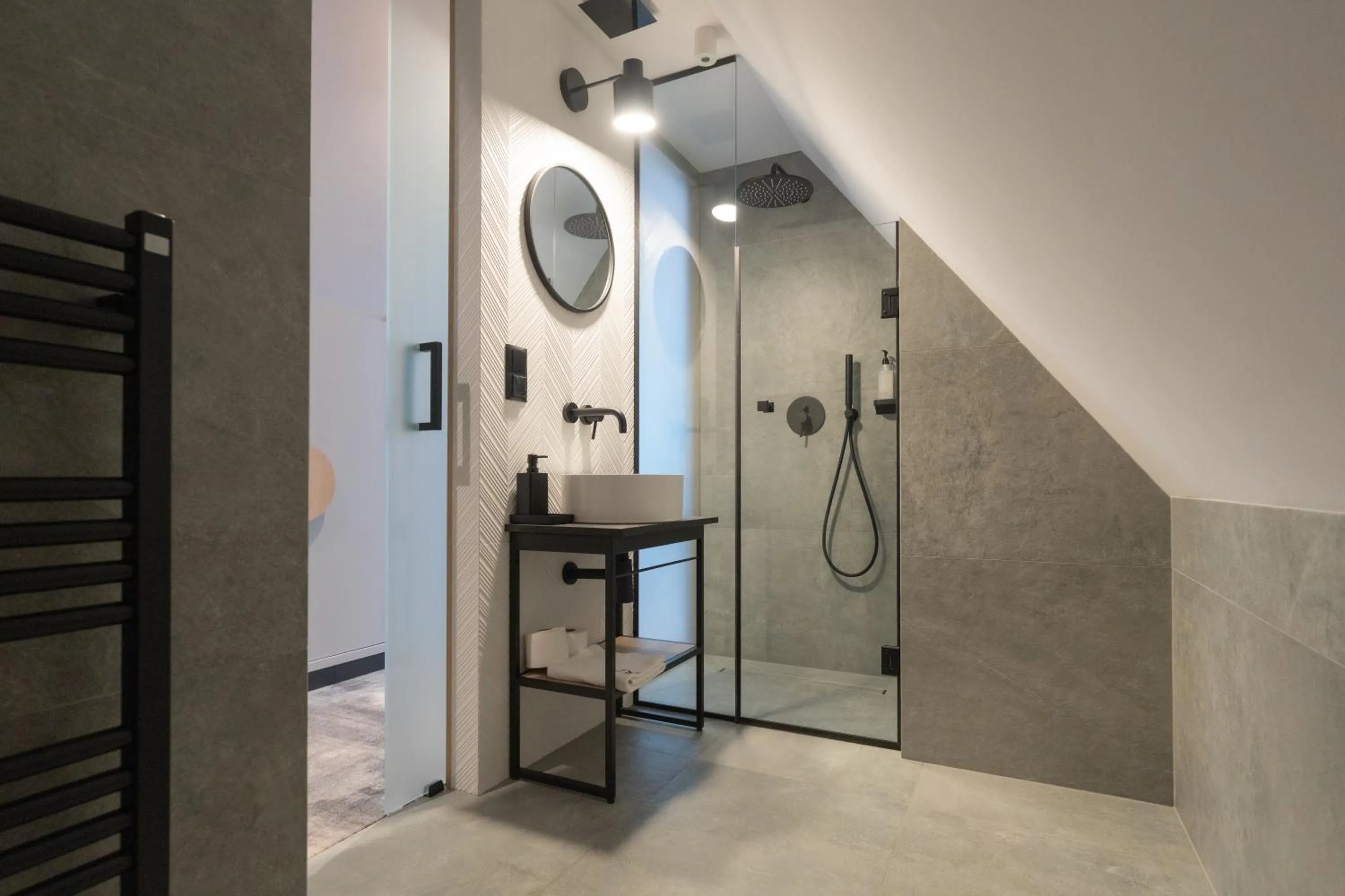 Shower in Wielka Krokiew Residence&SPA - Zakopane - JACUZZI, SAUNA, TĘŻNIA SOLANKOWA, SPA, GRILL