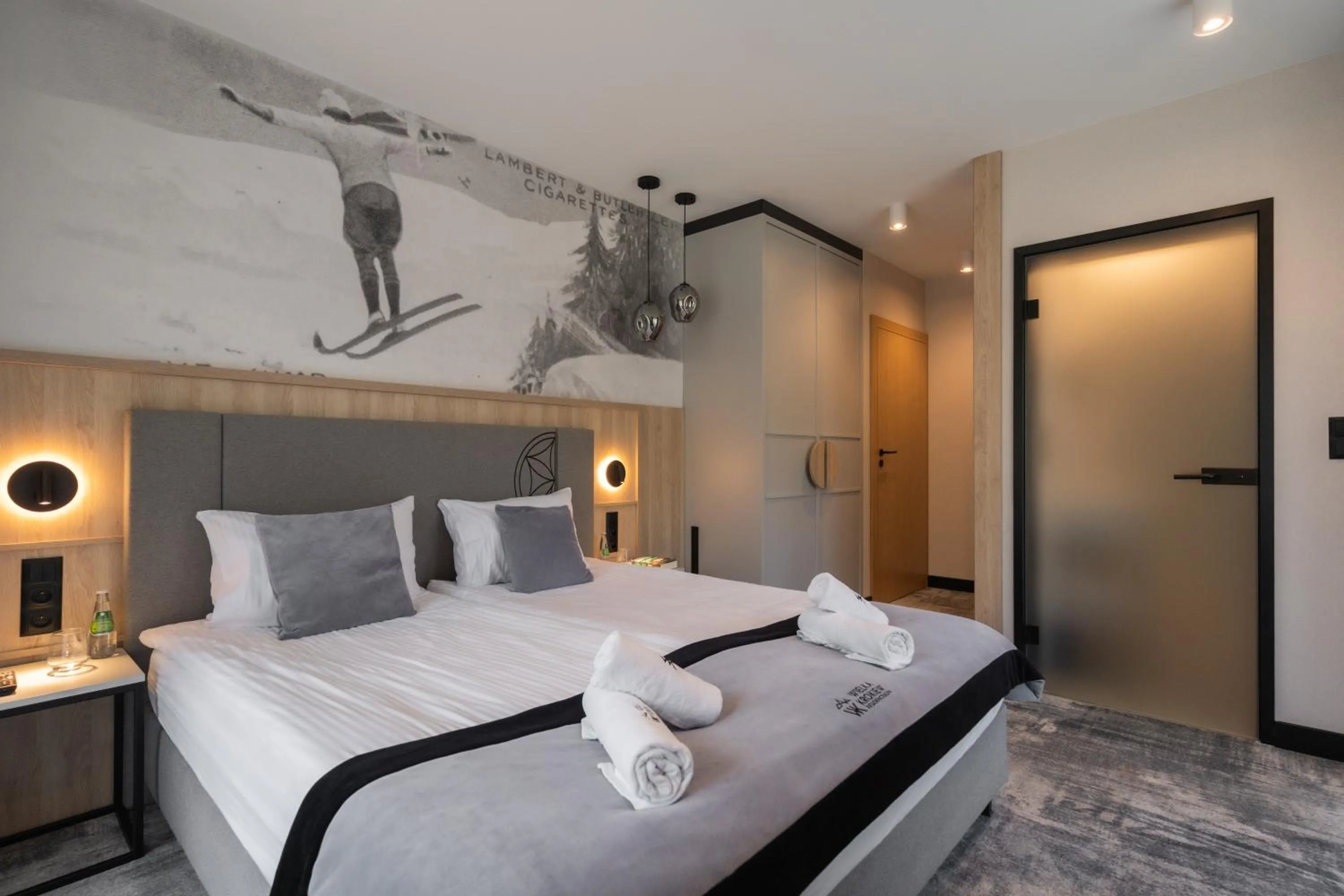 Bed in Wielka Krokiew Residence&SPA - Zakopane - JACUZZI, SAUNA, TĘŻNIA SOLANKOWA, SPA, GRILL