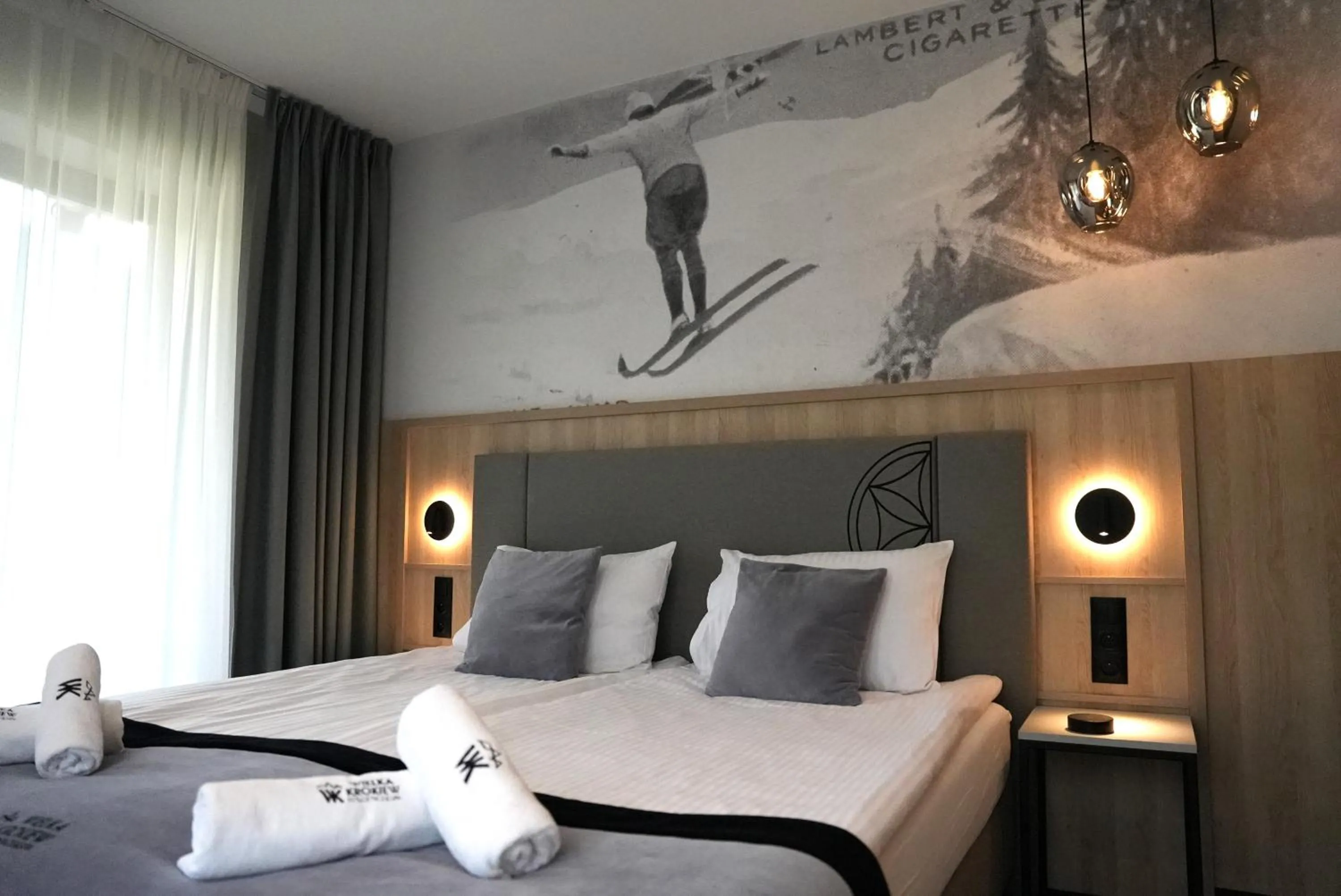 Bed in Wielka Krokiew Residence&SPA - Zakopane - JACUZZI, SAUNA, TĘŻNIA SOLANKOWA, SPA, GRILL