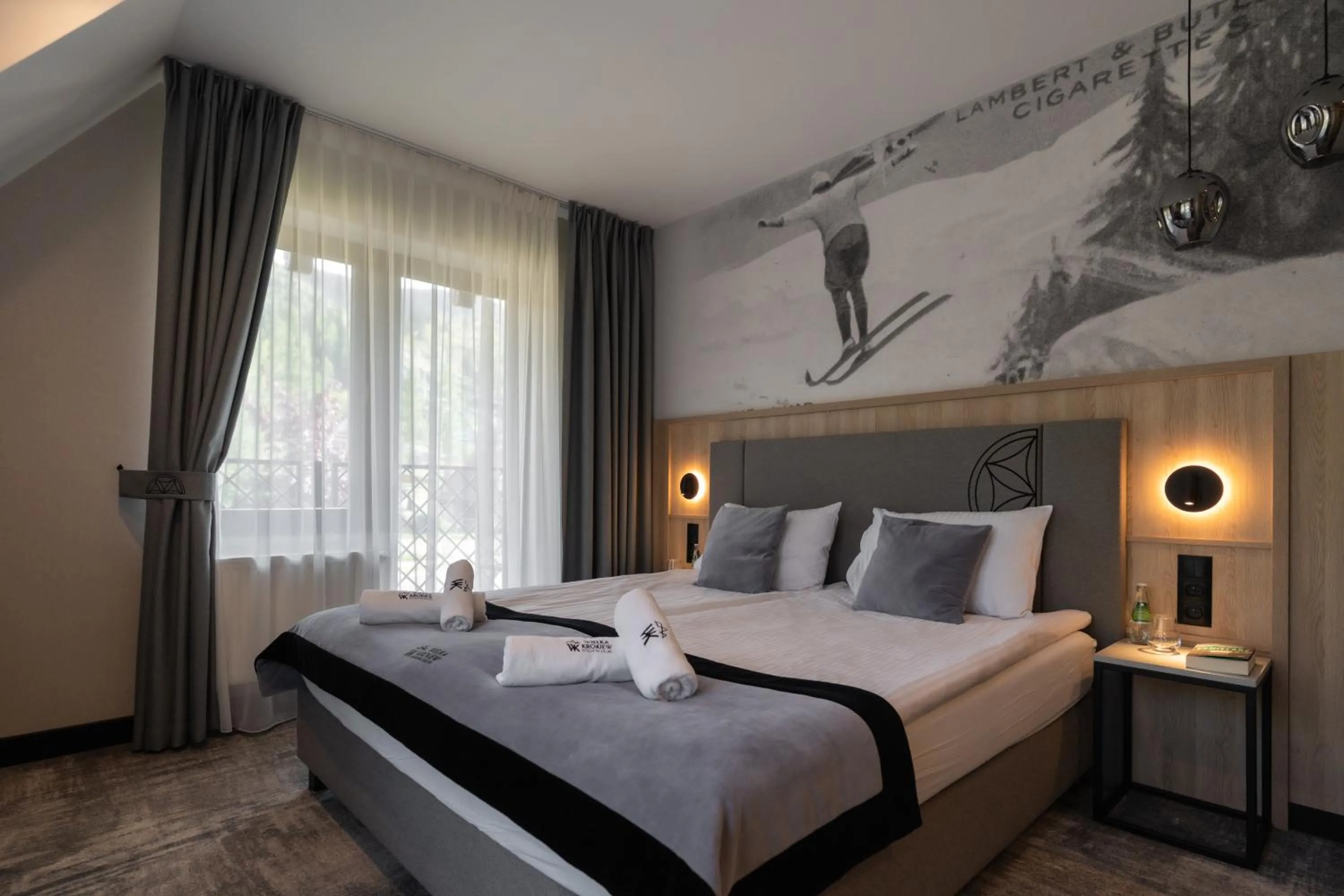 Bed in Wielka Krokiew Residence&SPA - Zakopane - JACUZZI, SAUNA, TĘŻNIA SOLANKOWA, SPA, GRILL