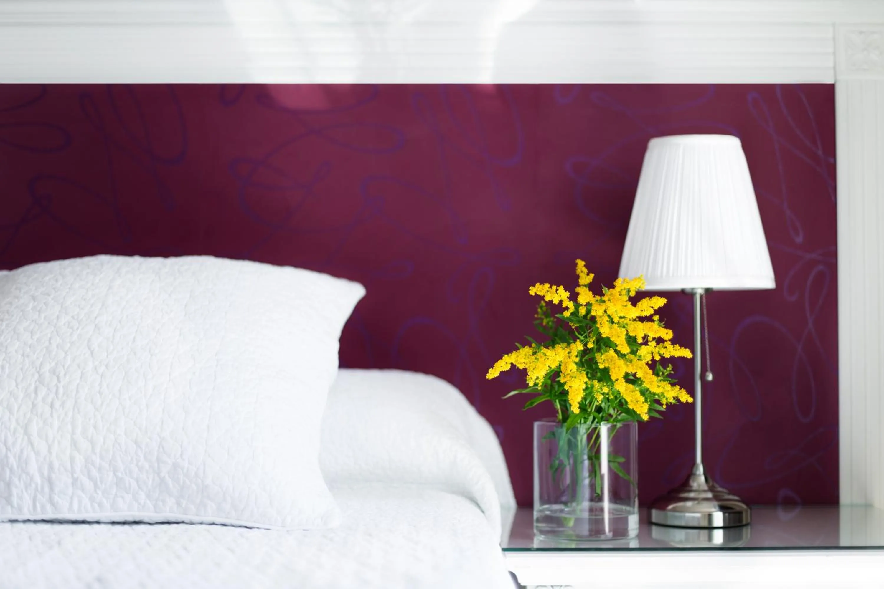 Decorative detail, Bed in Hotel Plaza Cavana