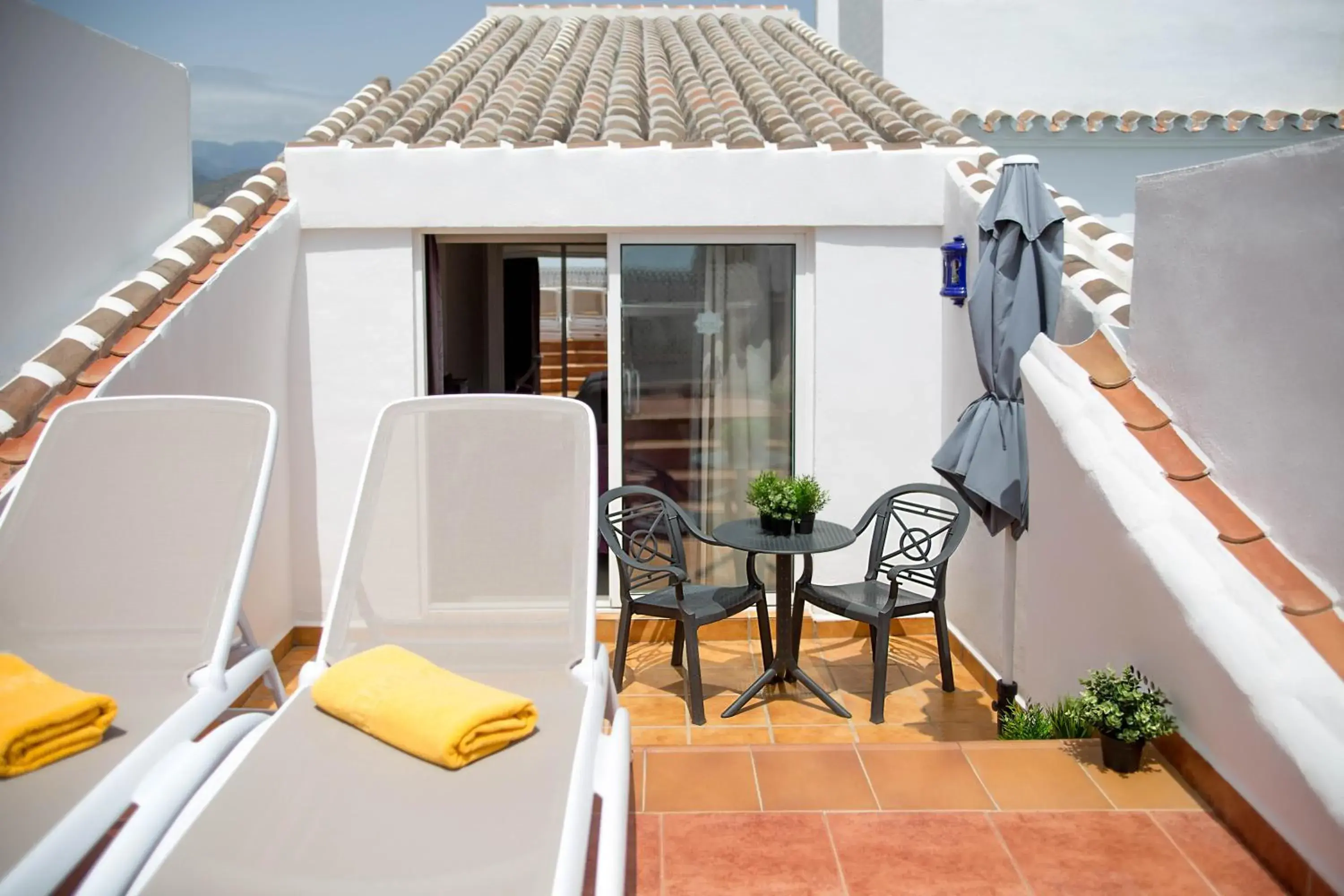 Double or Twin Room with Terrace in Hotel Plaza Cavana Double or Twin Room with Terrace in Hotel Plaza Cavana