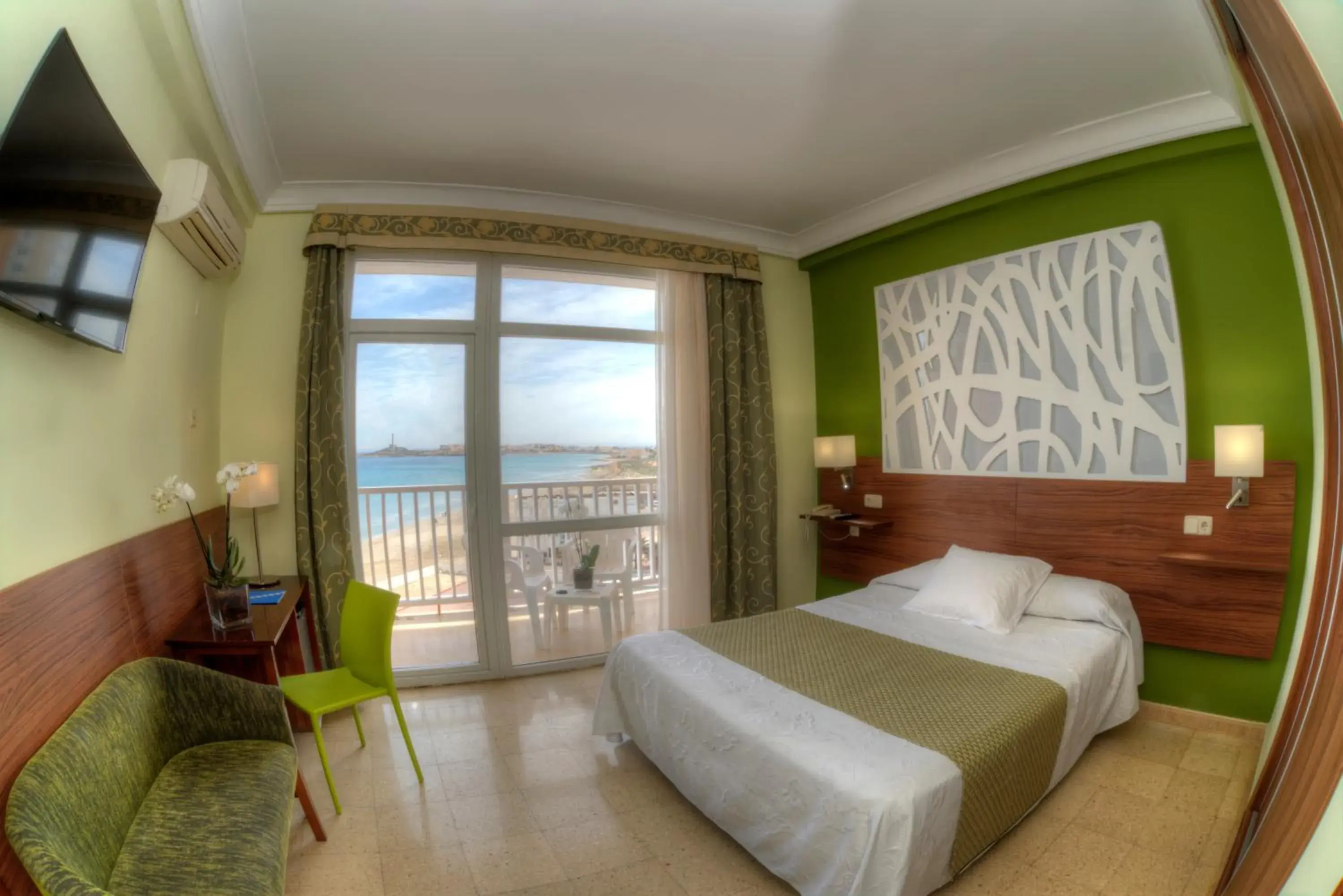 Garden, Bed in Hotel & Spa Entremares Garden, Bed in Hotel & Spa Entremares