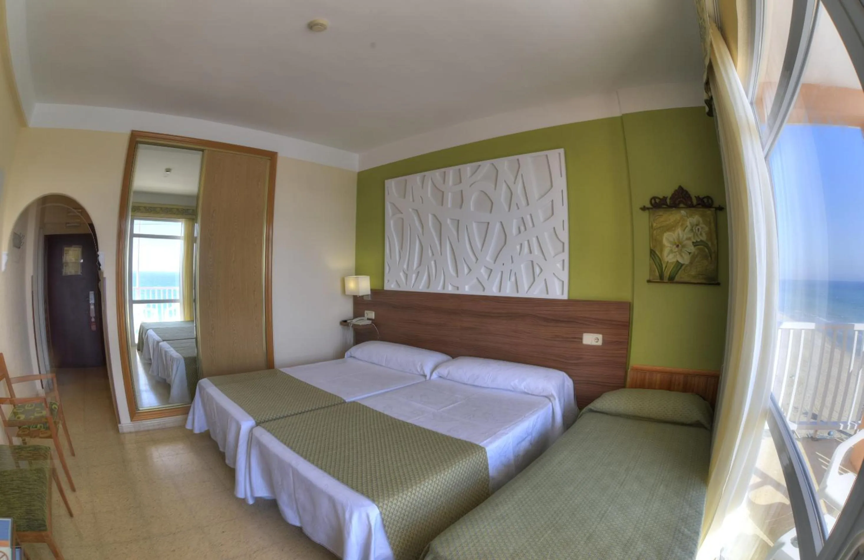 Bed in Hotel & Spa Entremares