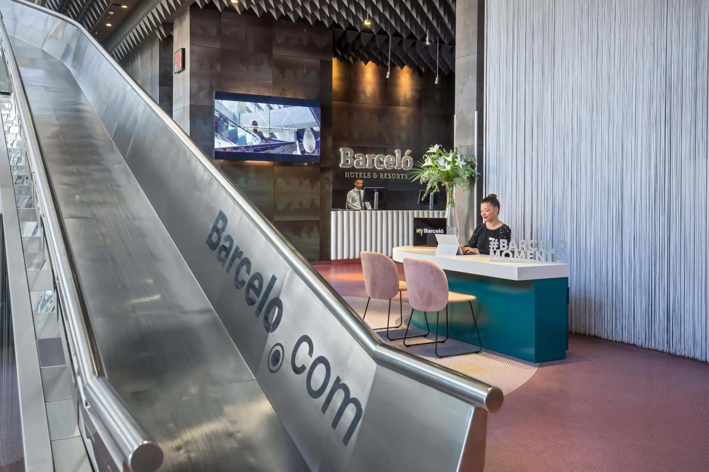 Lobby or reception in Barceló Malaga