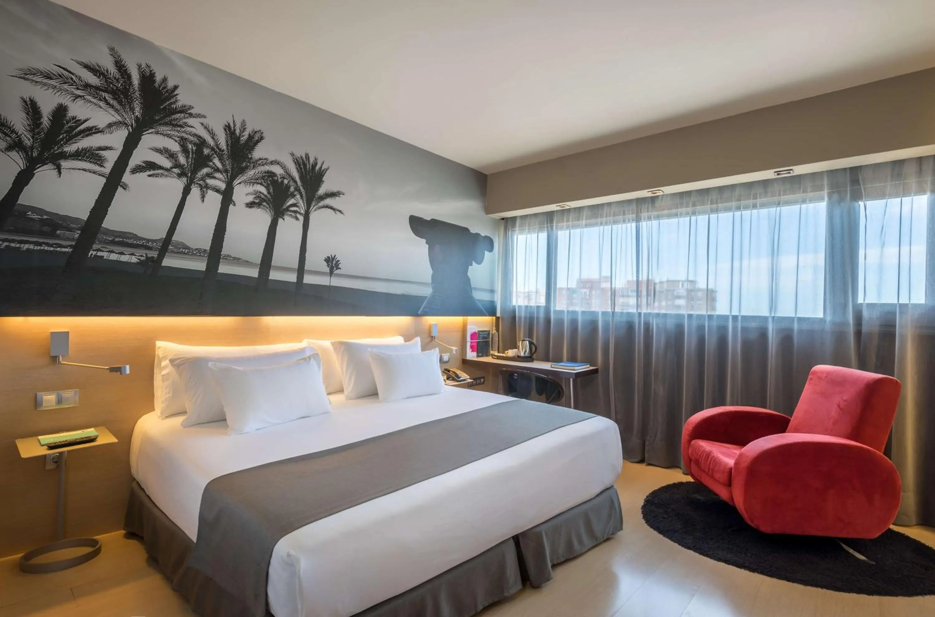 Bedroom, Bed in Barceló Malaga