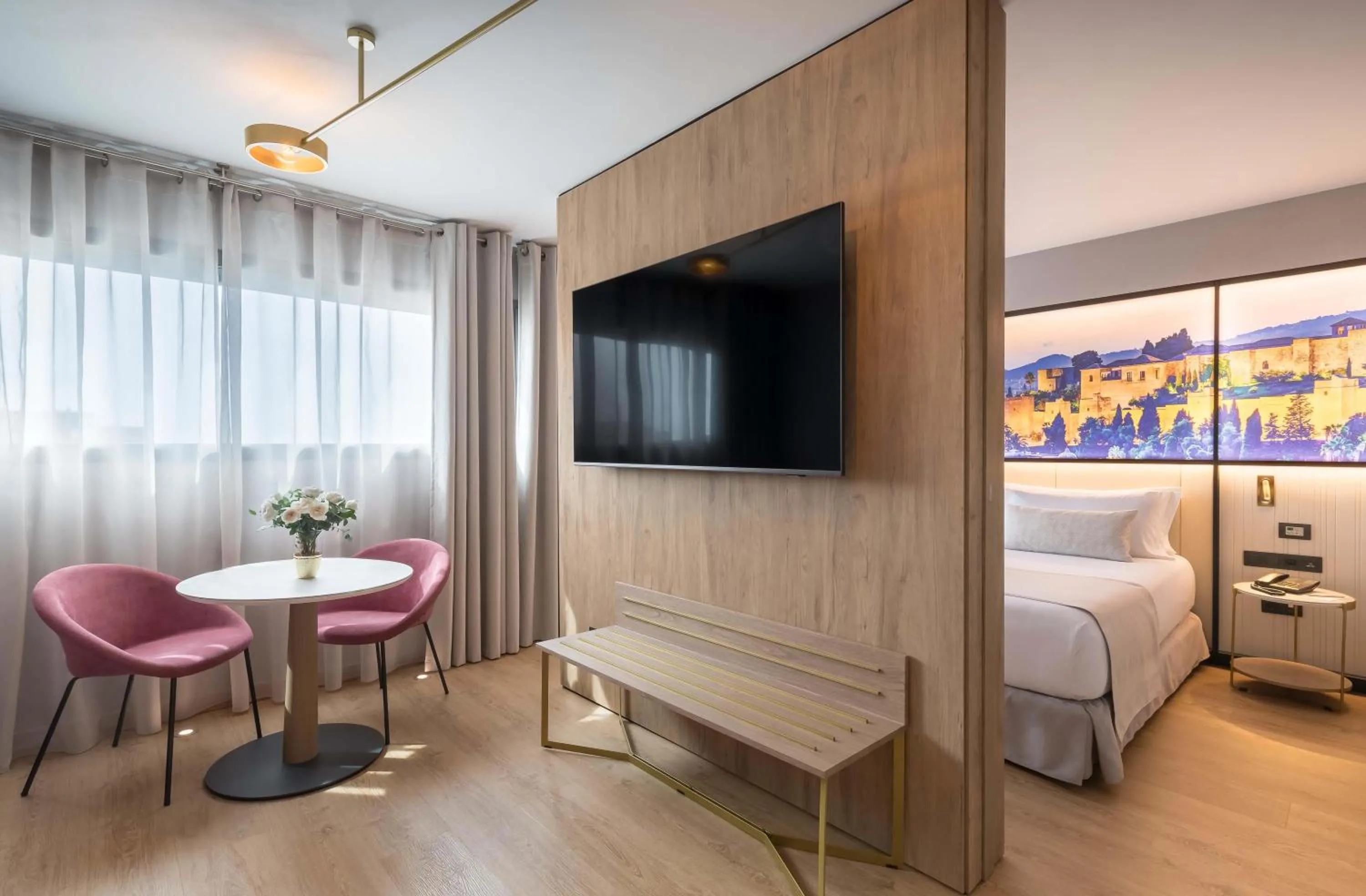 Photo of the whole room, Bed in Barceló Malaga