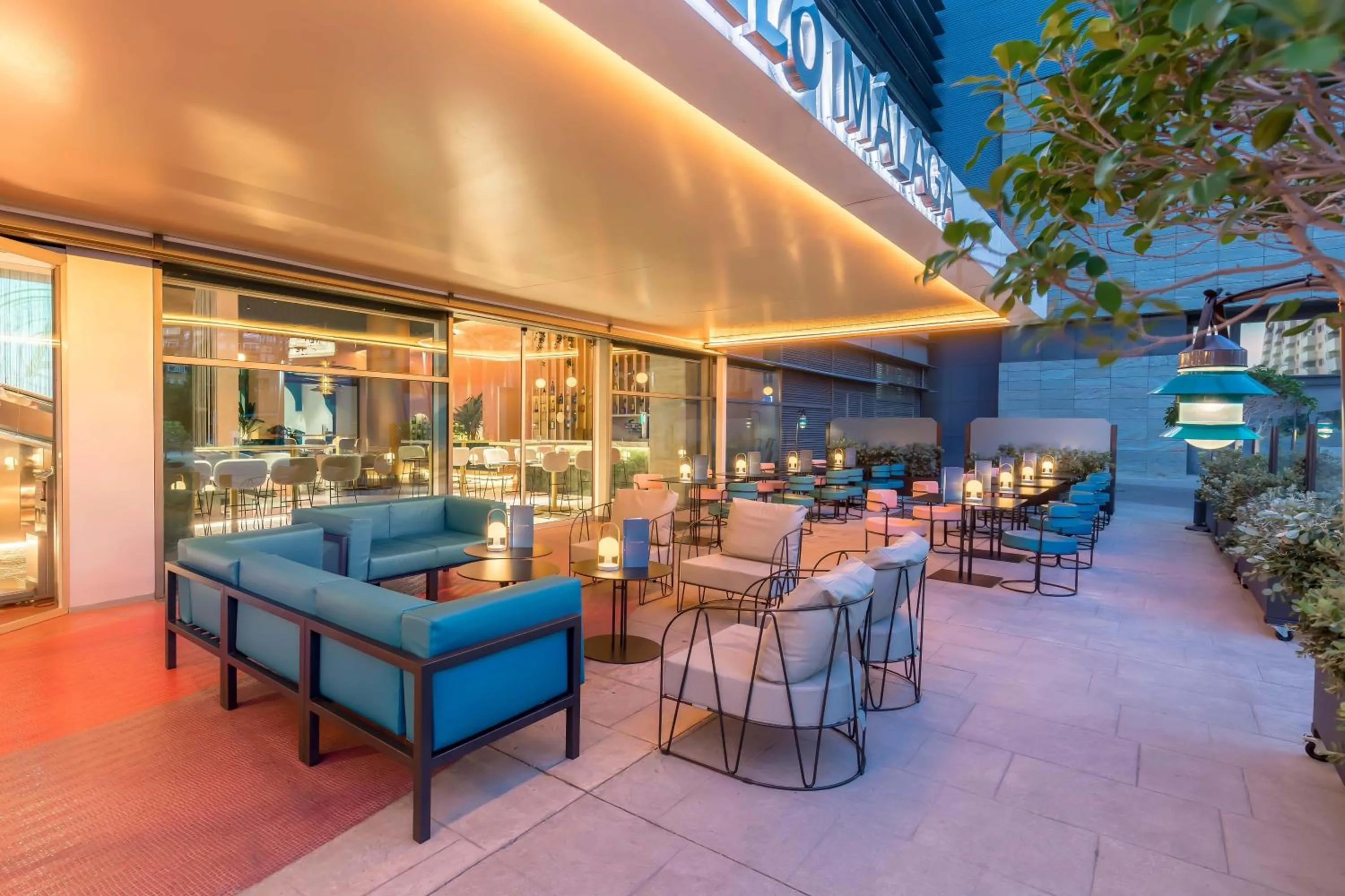 Lounge or bar in Barceló Malaga